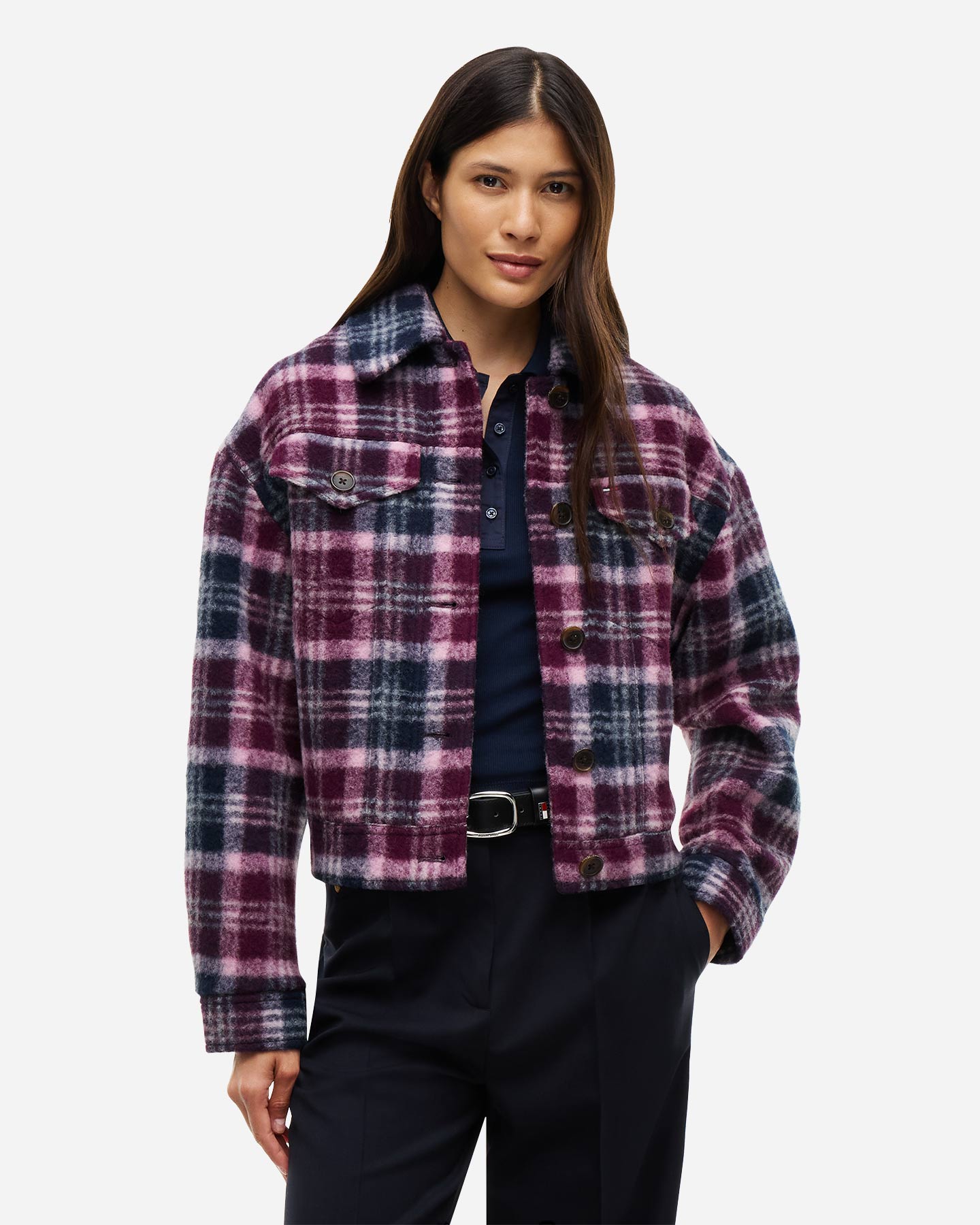 Giubbotto TOMMY HILFIGER CHECK W - Rosso - 1 | Cisalfa Sport