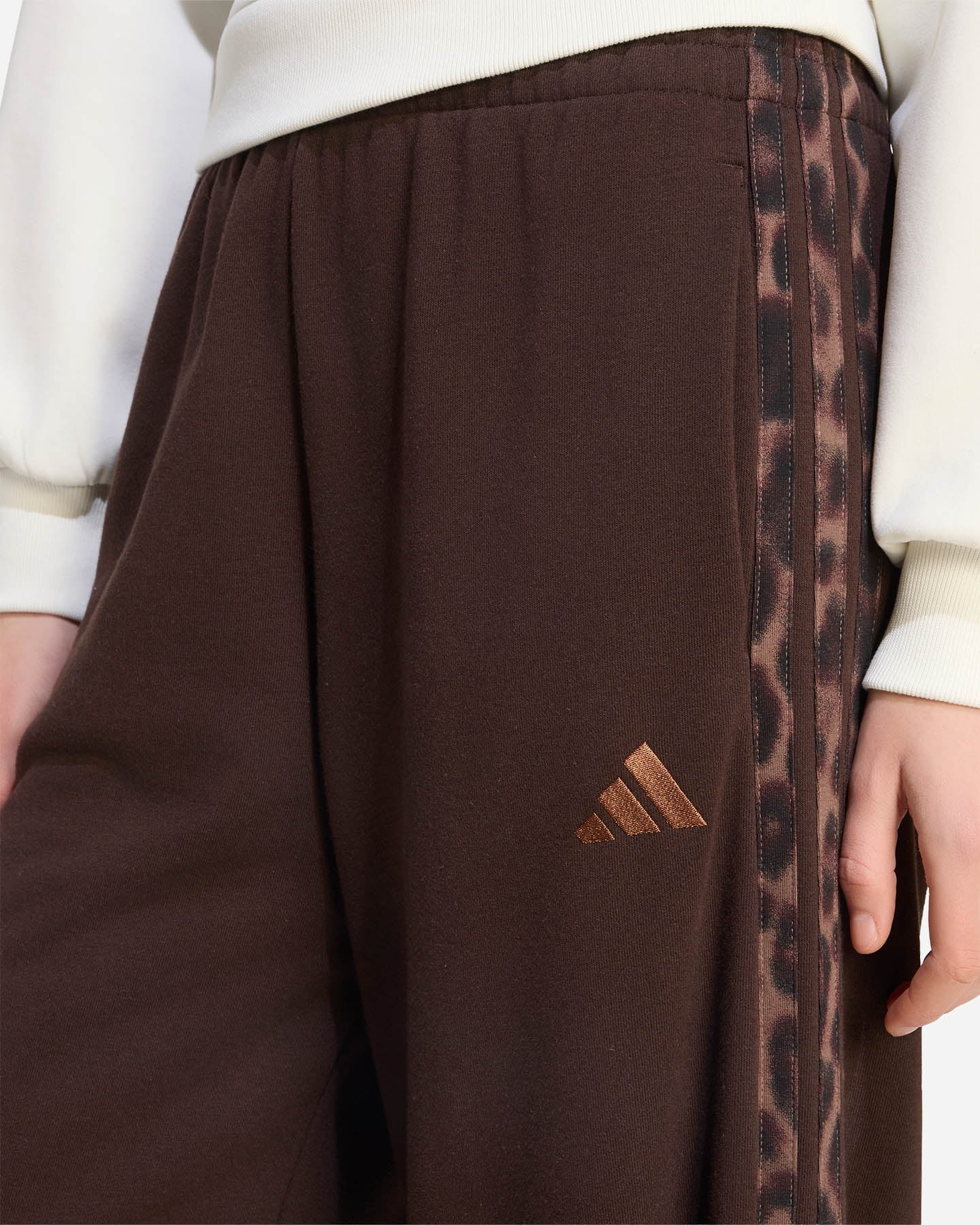 Pantalone ADIDAS SEASONAL ESSENTIALS W - Marrone - 4 | Cisalfa Sport