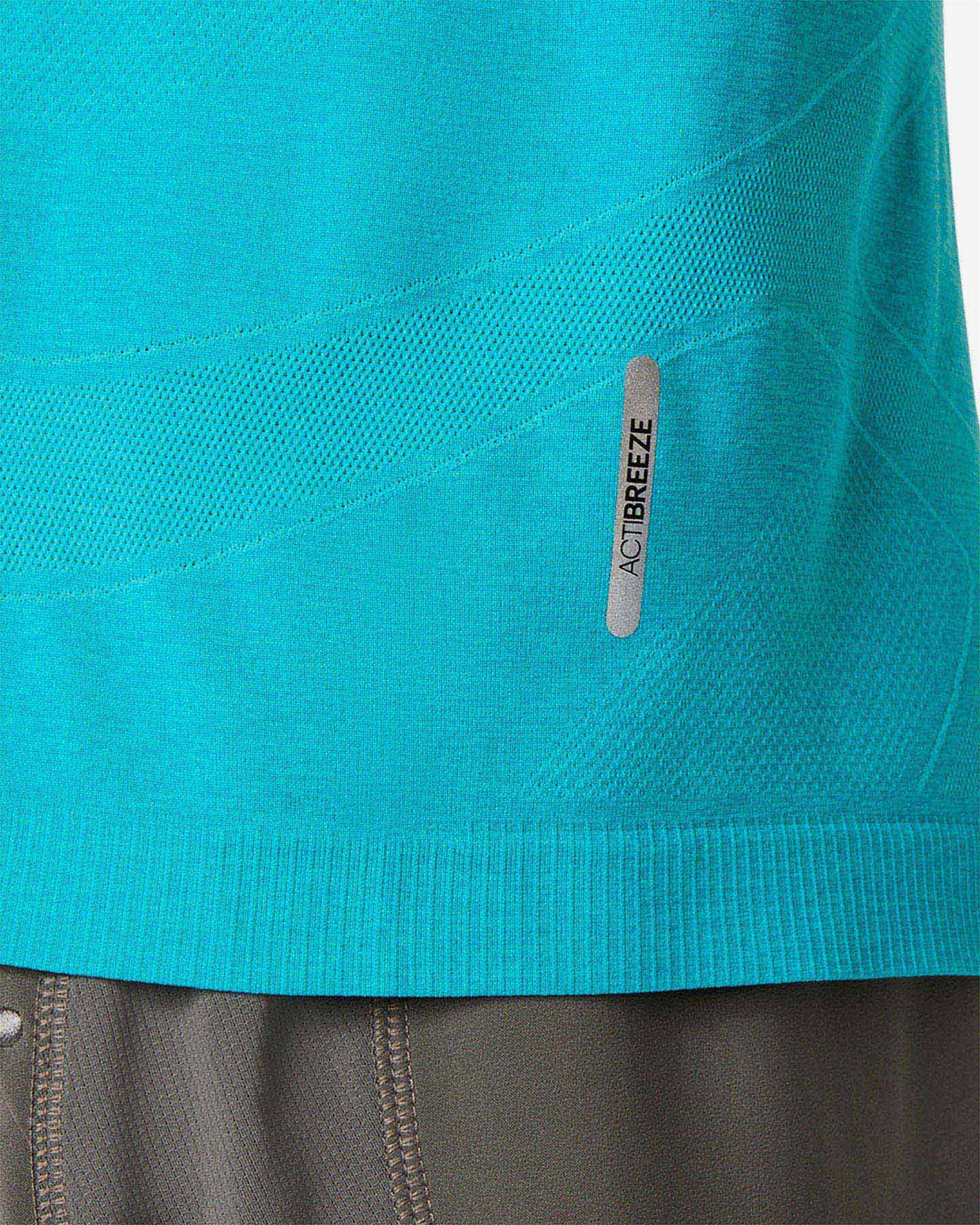 Maglia running ASICS ROAD M - Azzurro - 4 | Cisalfa Sport