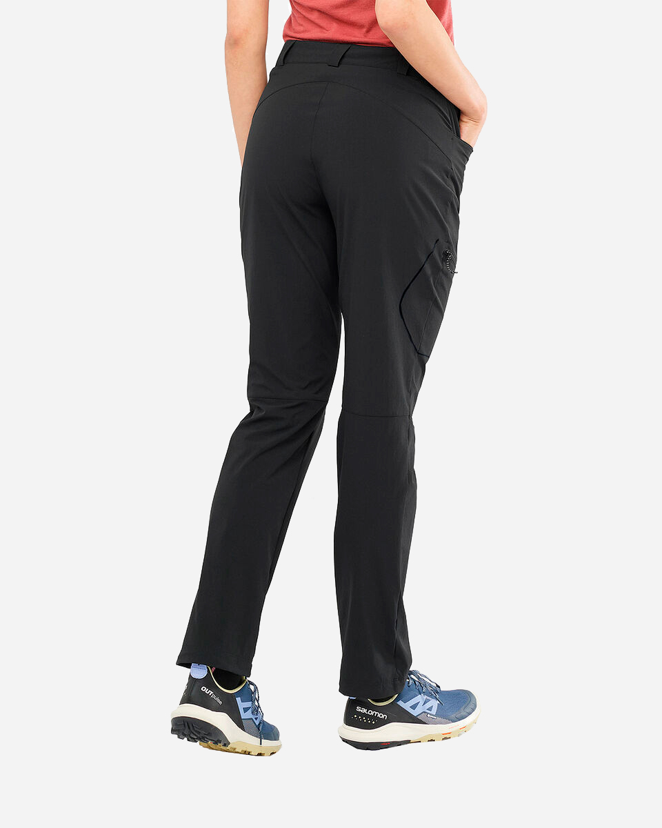 Pantalone outdoor SALOMON WAYFARER W - Nero - 2 | Cisalfa Sport