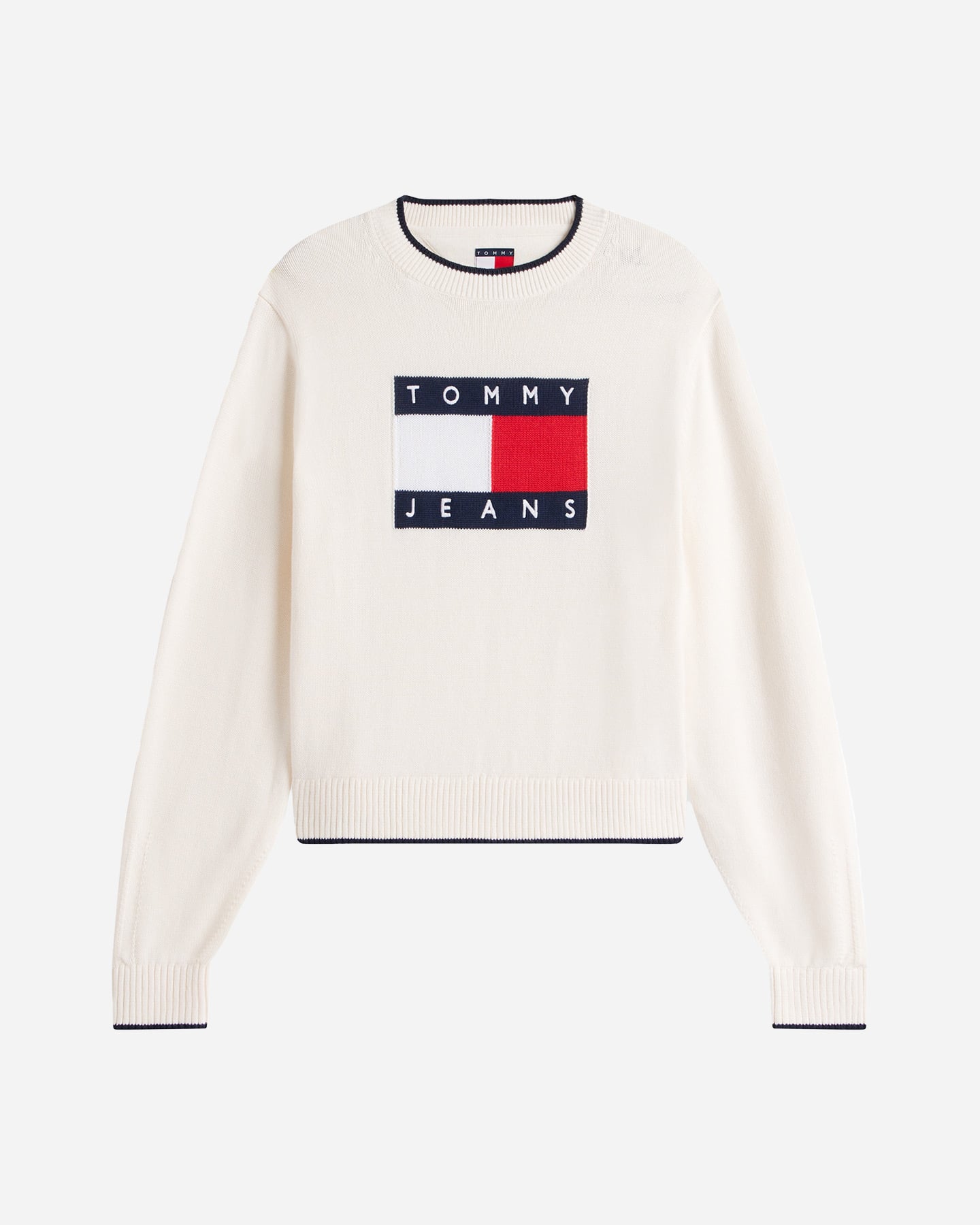 Maglione TOMMY HILFIGER BIG FLAG W - Bianco - 0 | Cisalfa Sport