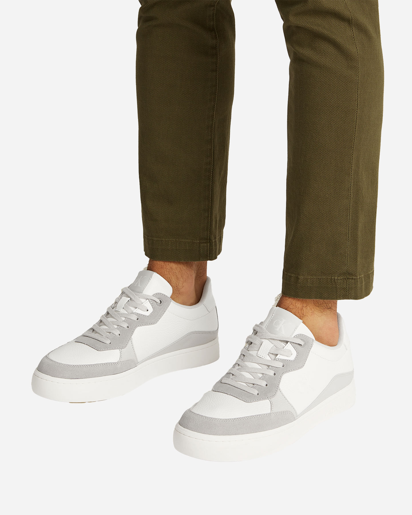 Scarpe sneakers CALVIN KLEIN JEANS CLASSIC CUPSOLE M - Bianco - 5 | Cisalfa Sport