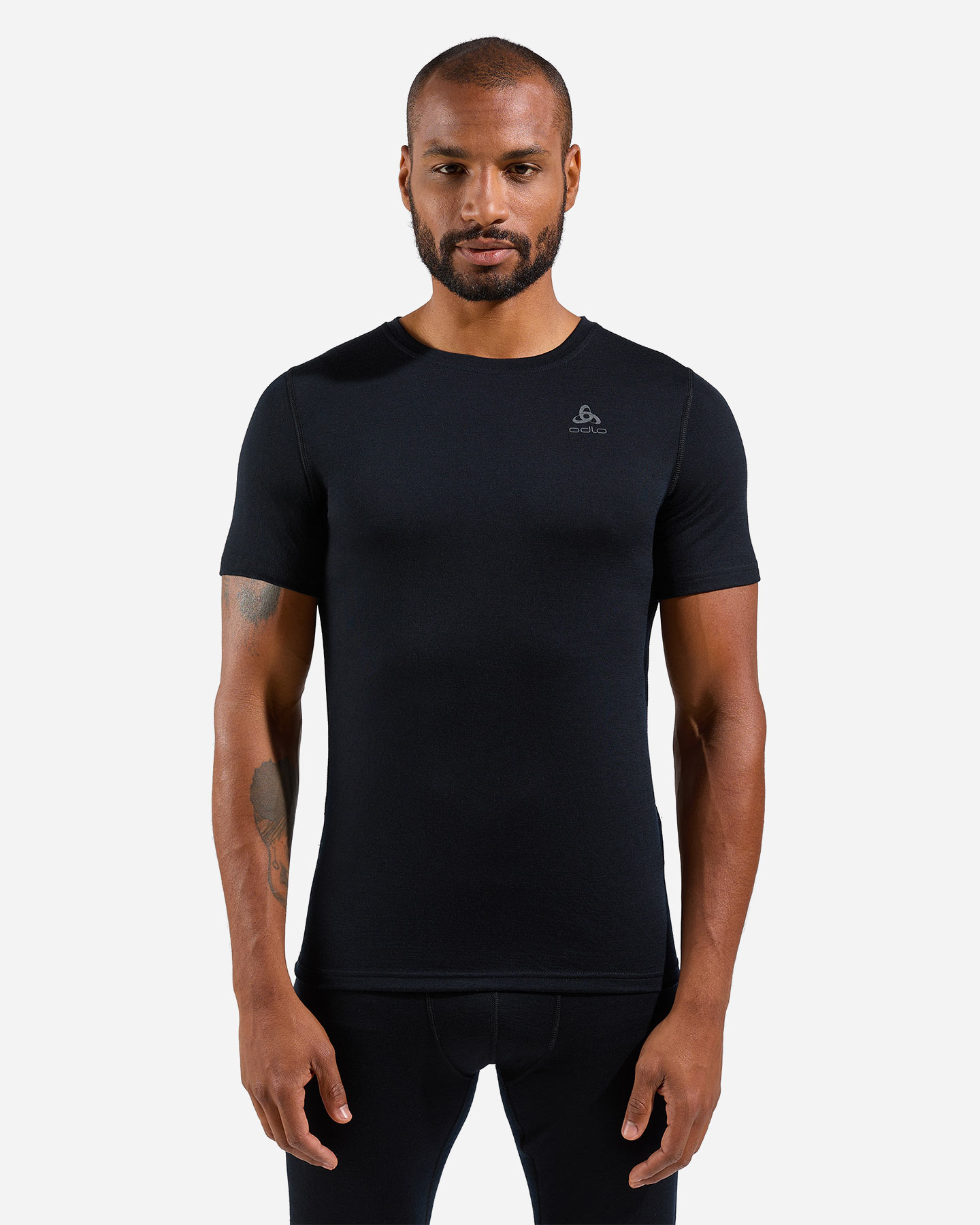 Maglia intimo tecnico ODLO MERINO 200 M - Nero - 2 | Cisalfa Sport