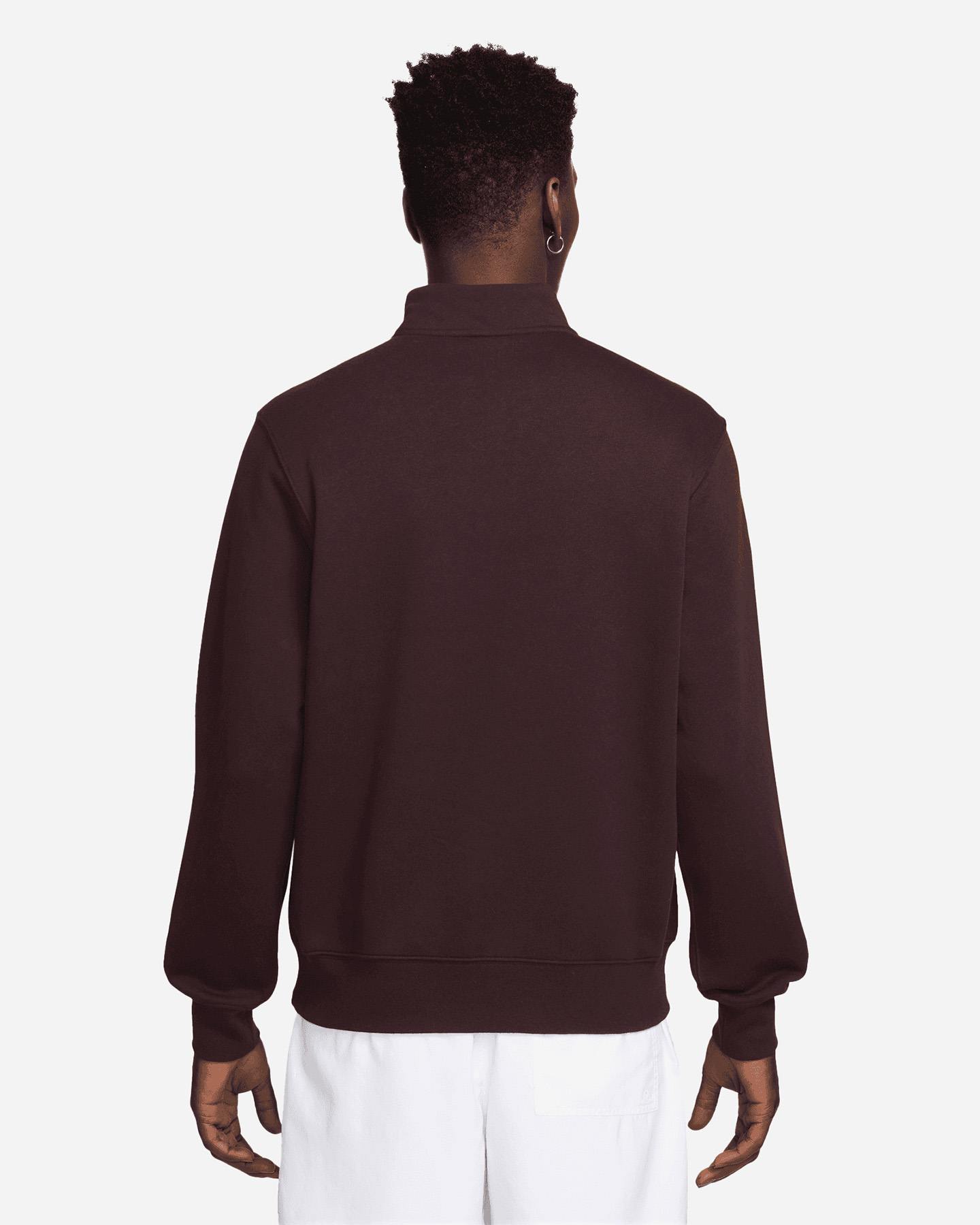 Felpa NIKE CLUB HALF ZIP M - Marrone - 1 | Cisalfa Sport