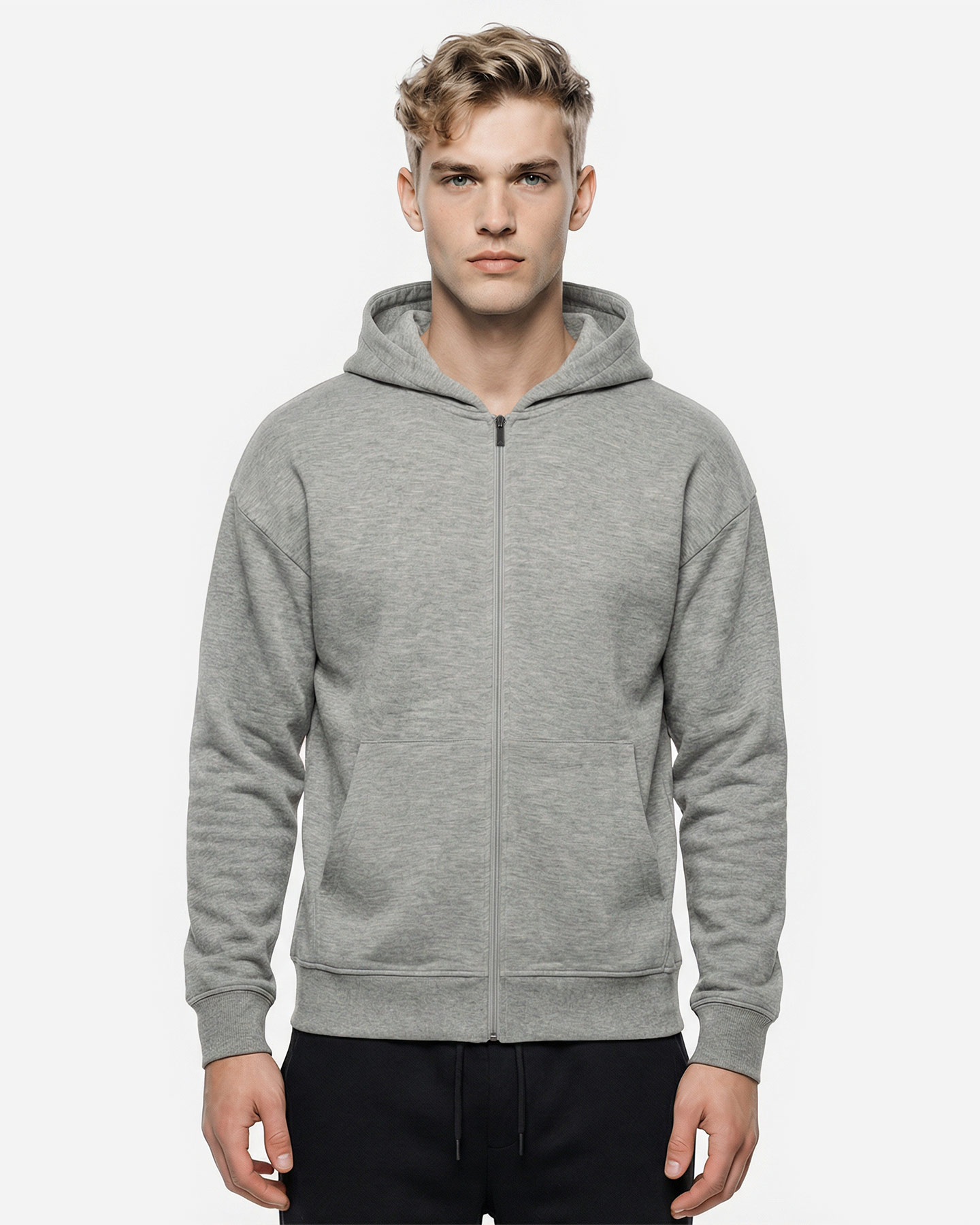 Felpa ABC BASIC ATHLETIC M - Grigio - 2 | Cisalfa Sport