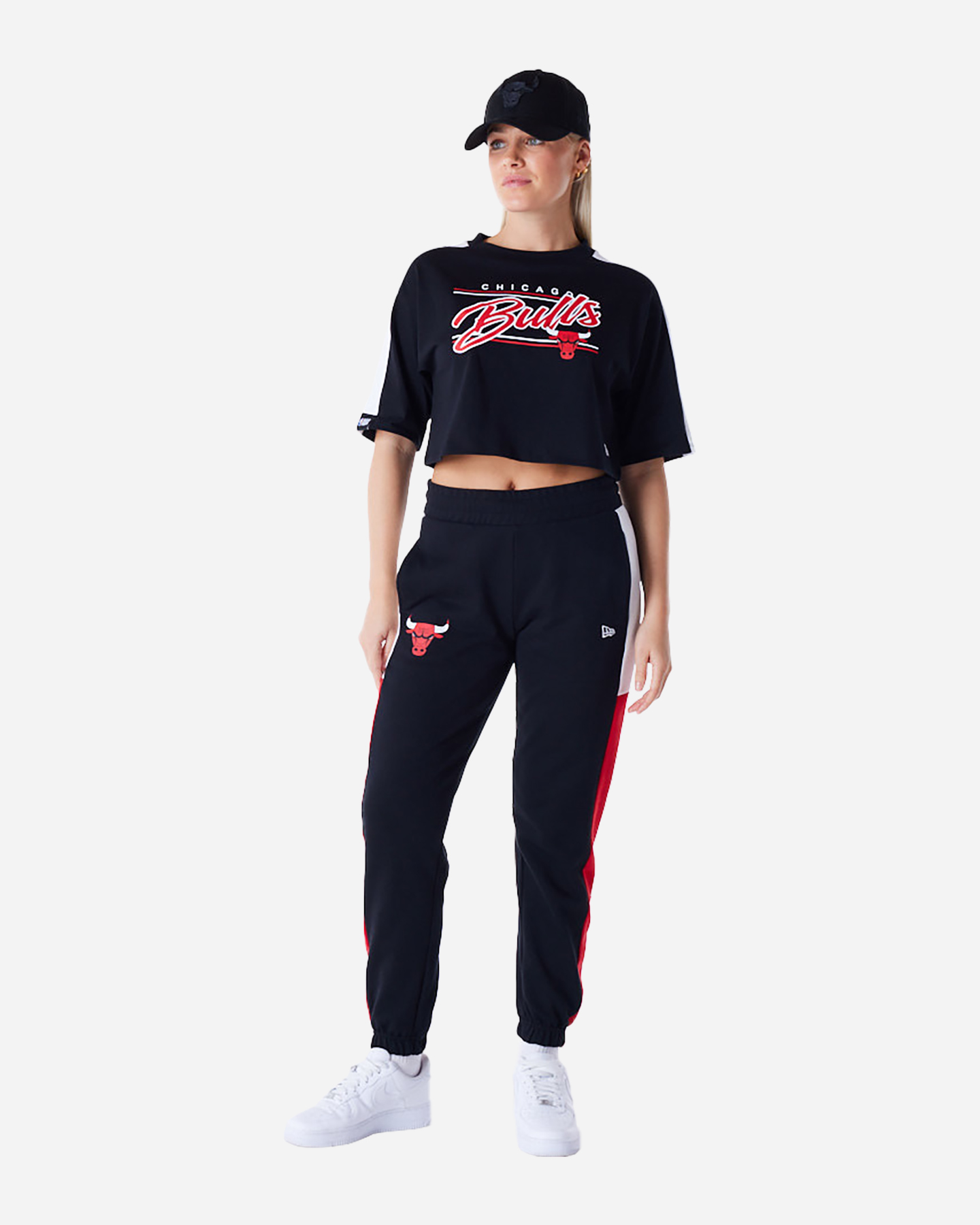 Pantalone NEW ERA BULLS W - Nero - 3 | Cisalfa Sport