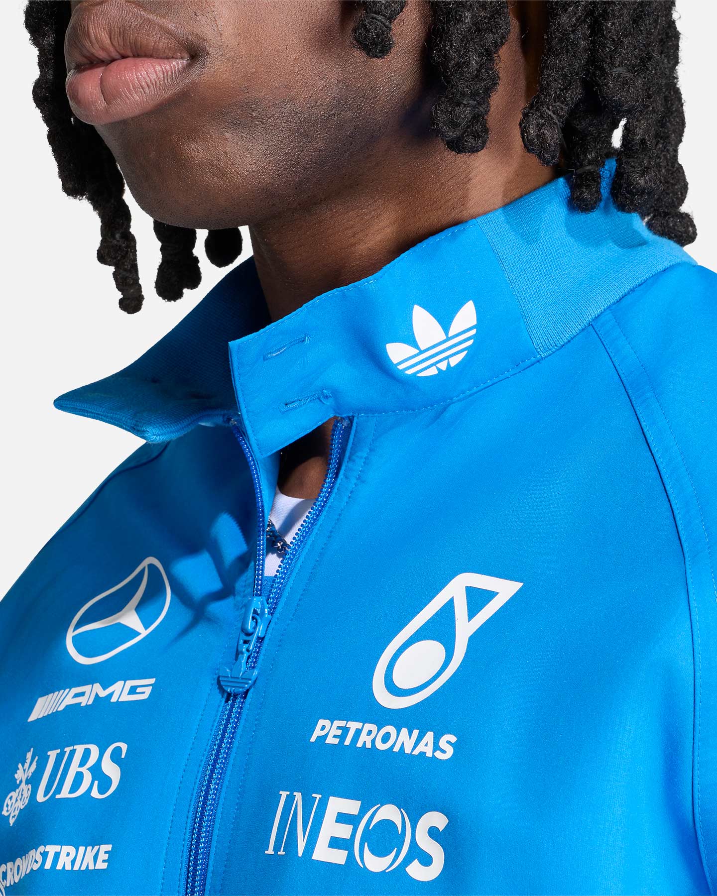 Felpa ADIDAS ORIGINALS MERCEDES M - Blu - 4 | Cisalfa Sport