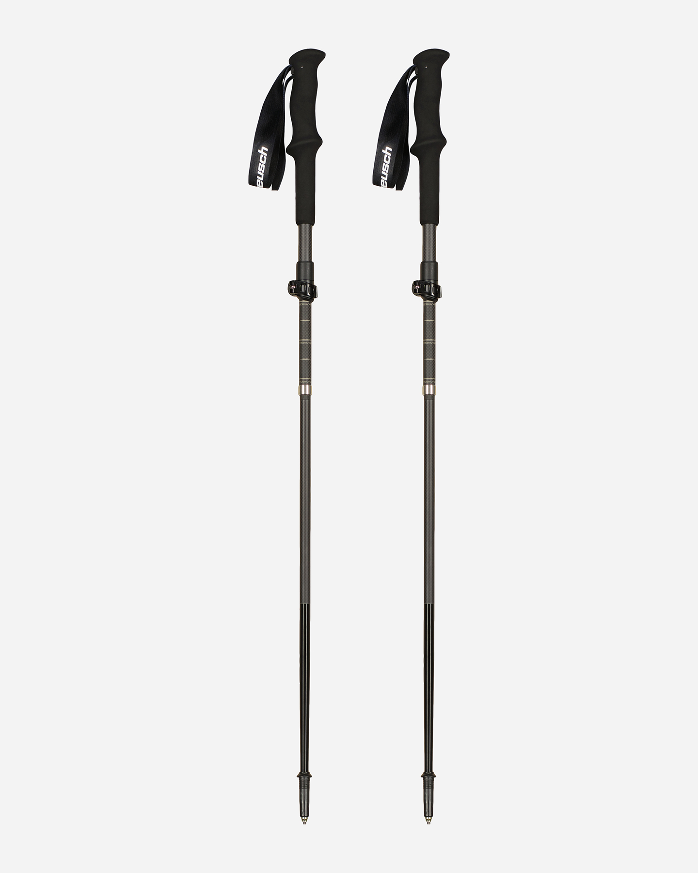 Bastoncini trekking REUSCH EXCALIBUR CARBON FOLDABLE - Nero - 1 | Cisalfa Sport