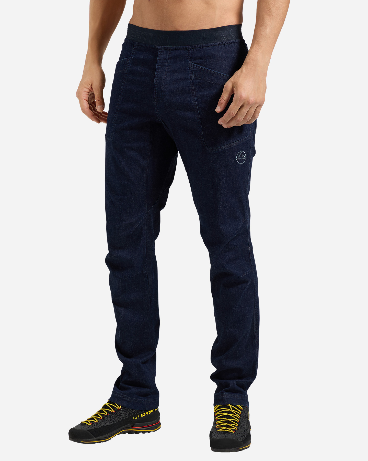 Pantalone outdoor LA SPORTIVA CAVE M - Denim - 2 | Cisalfa Sport