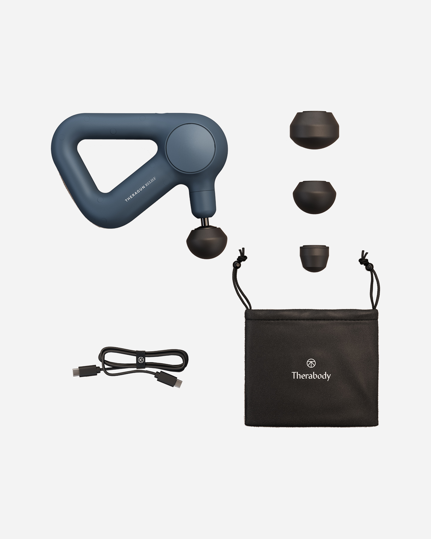 Elettrostimolatore THERAGUN RELIEF  - Blu Navy - 3 | Cisalfa Sport