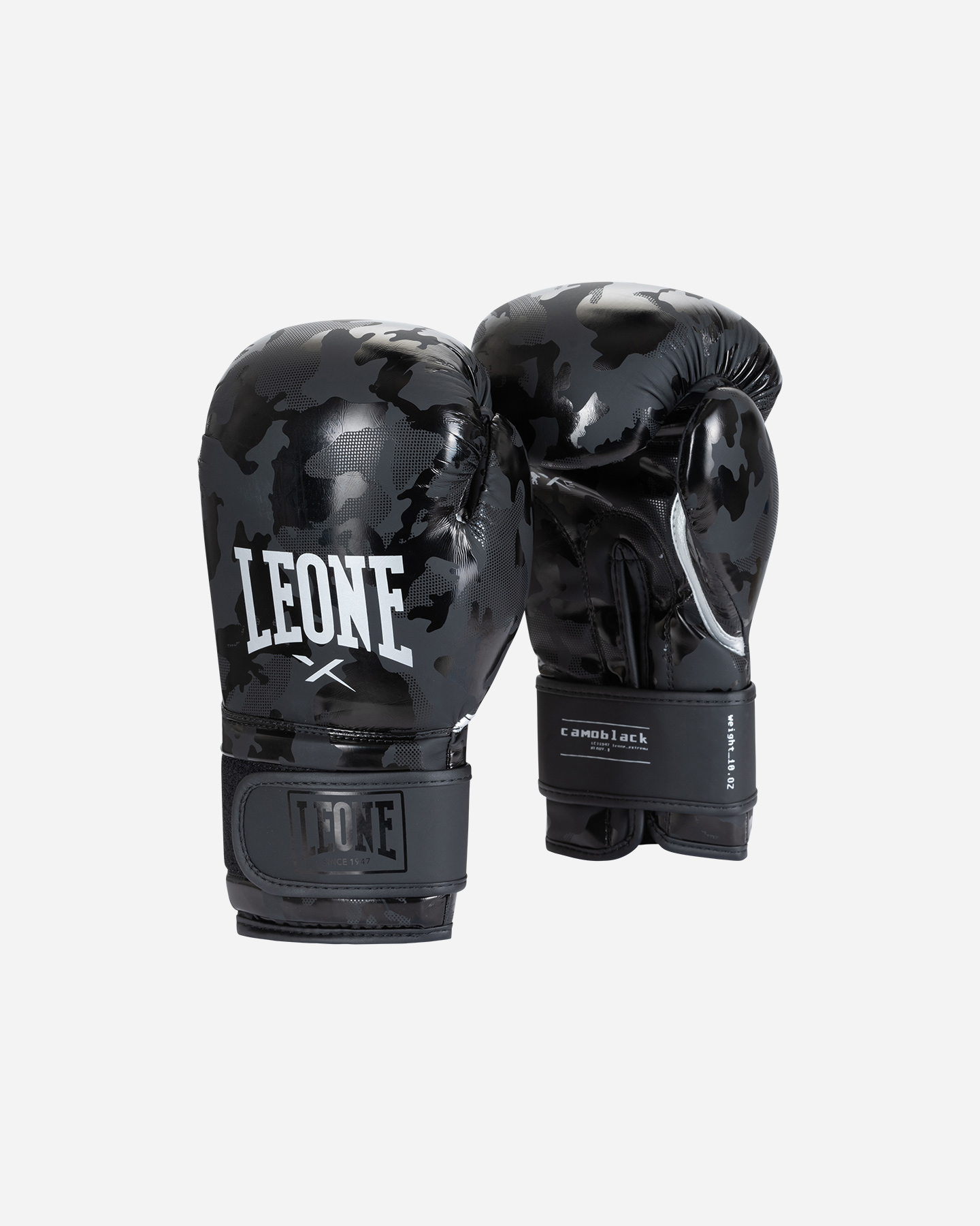 Sac Banane LEONE 1947 Camoblack - Nylon Résistant | Unisexe, Noir Camouflage | 2 Poches, Léger Et Pratique