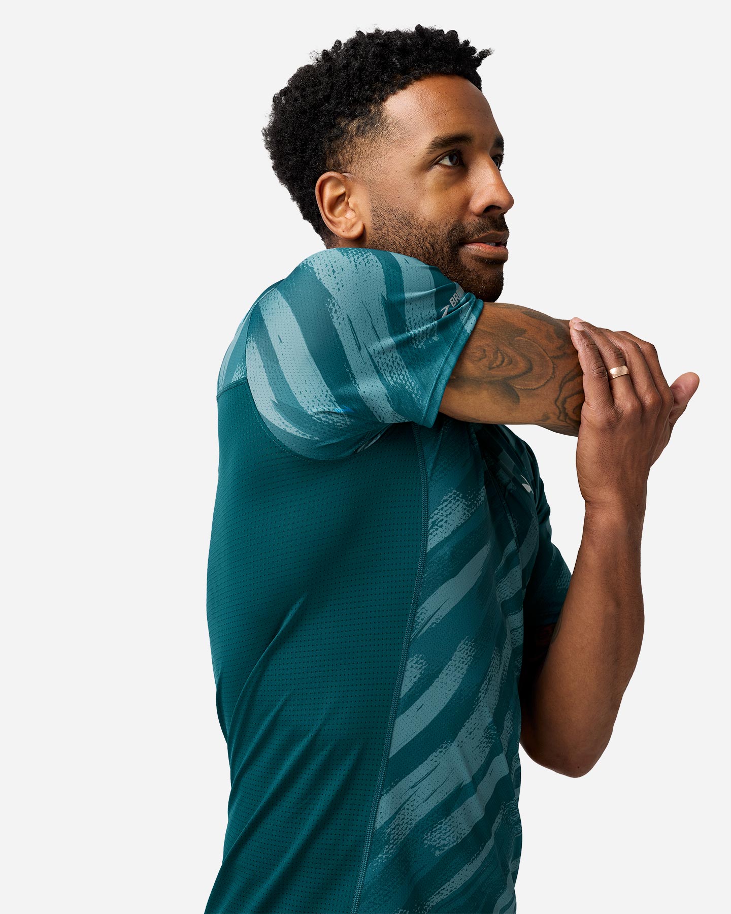 T-shirt running BROOKS ATMOSPHERE 3.0 M - Verde - 4 | Cisalfa Sport