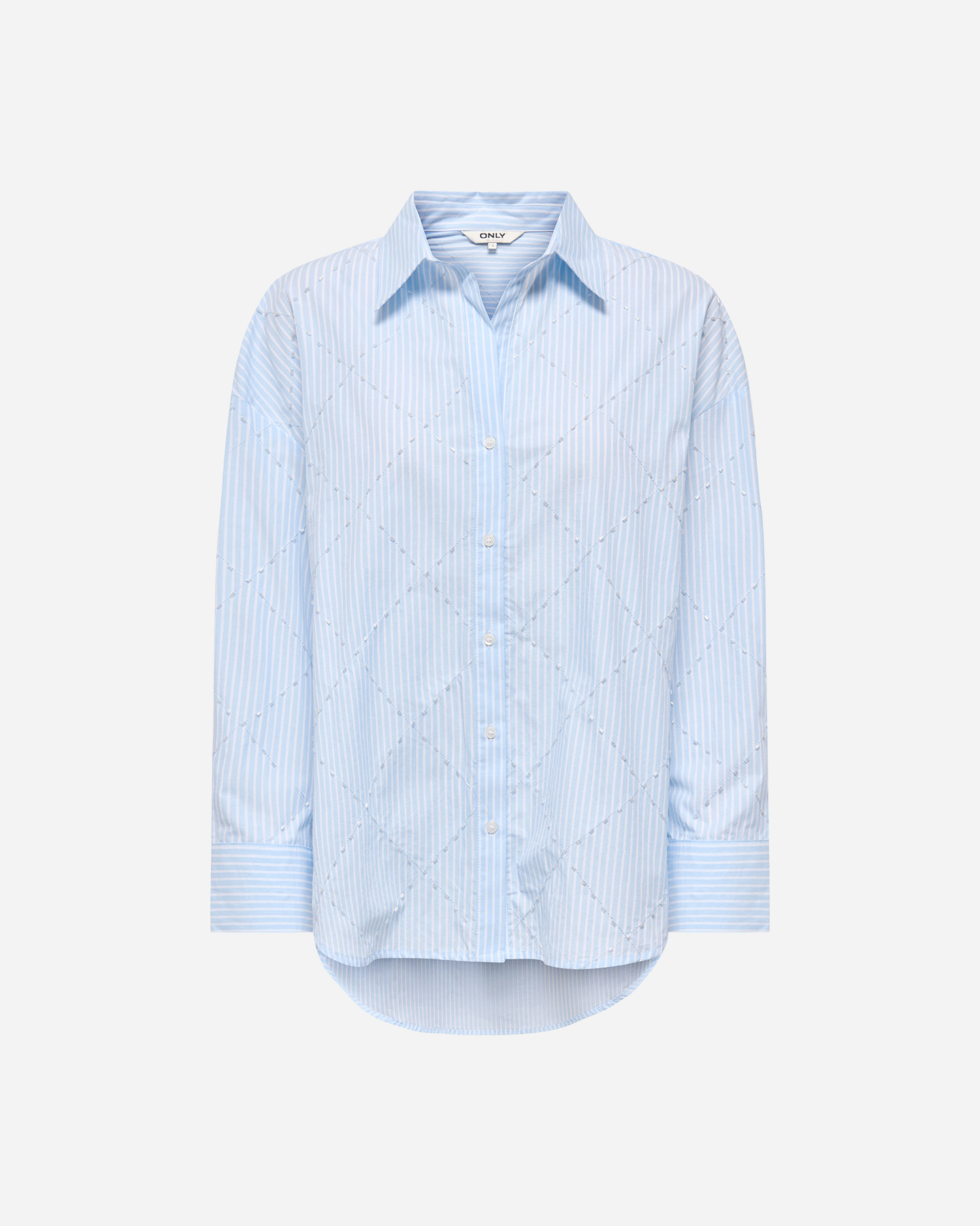 Camicia ONLY ZELENA W - Azzurro - 0 | Cisalfa Sport