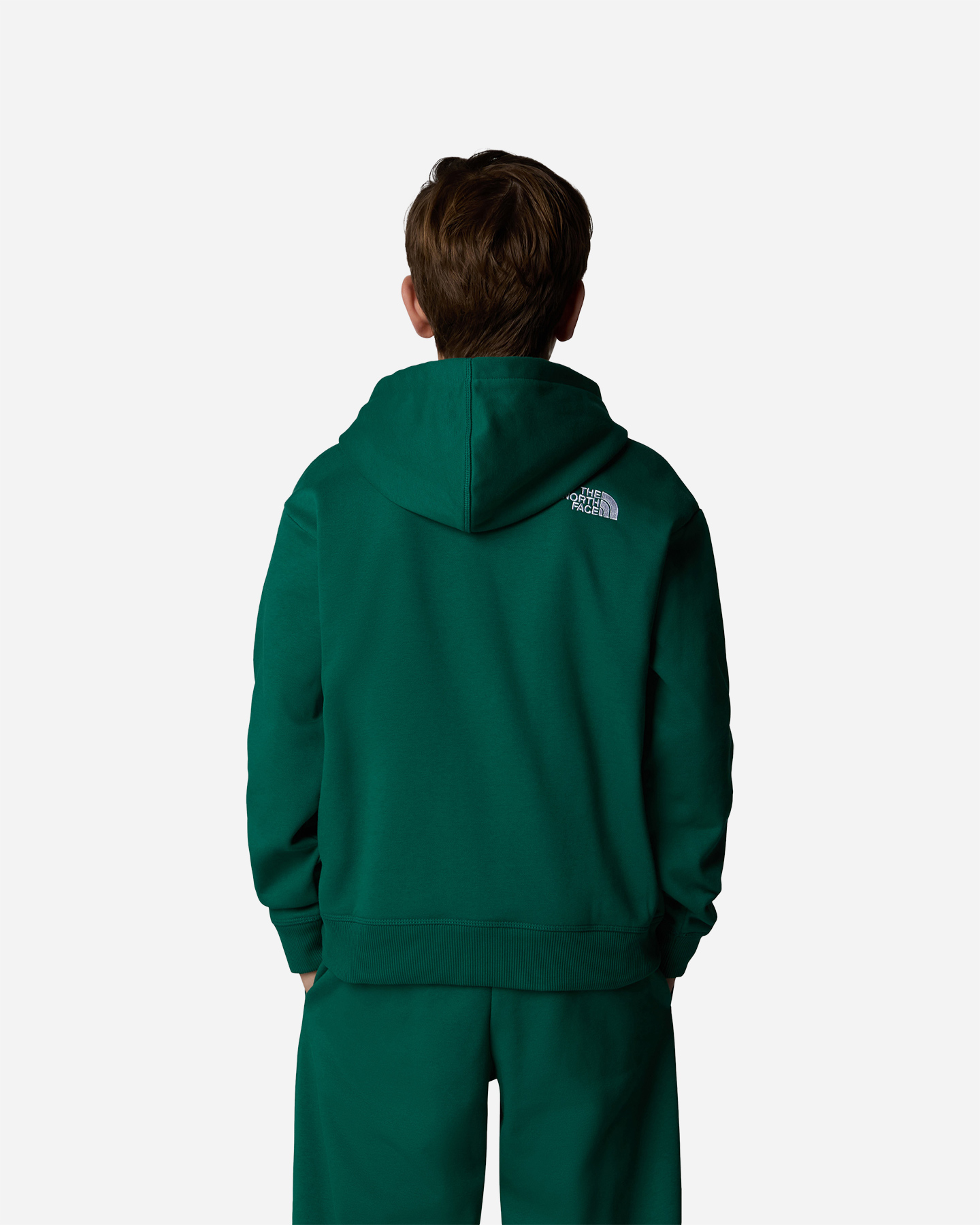 Felpa THE NORTH FACE OVER ESSENTIAL JR - Verde - 4 | Cisalfa Sport