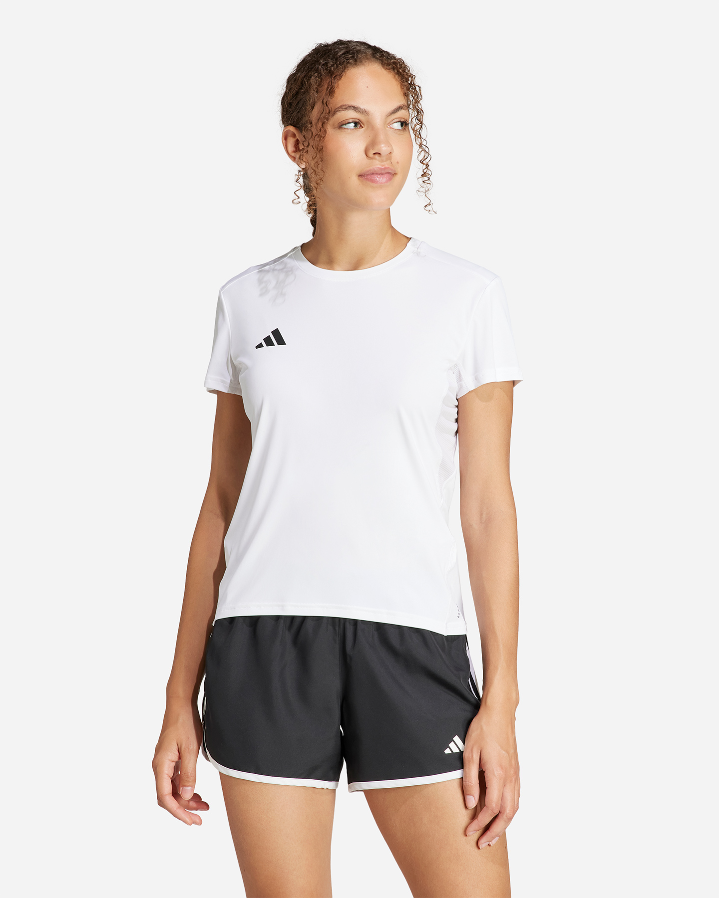 T-shirt running ADIDAS ADIZERO W - Bianco - 1 | Cisalfa Sport