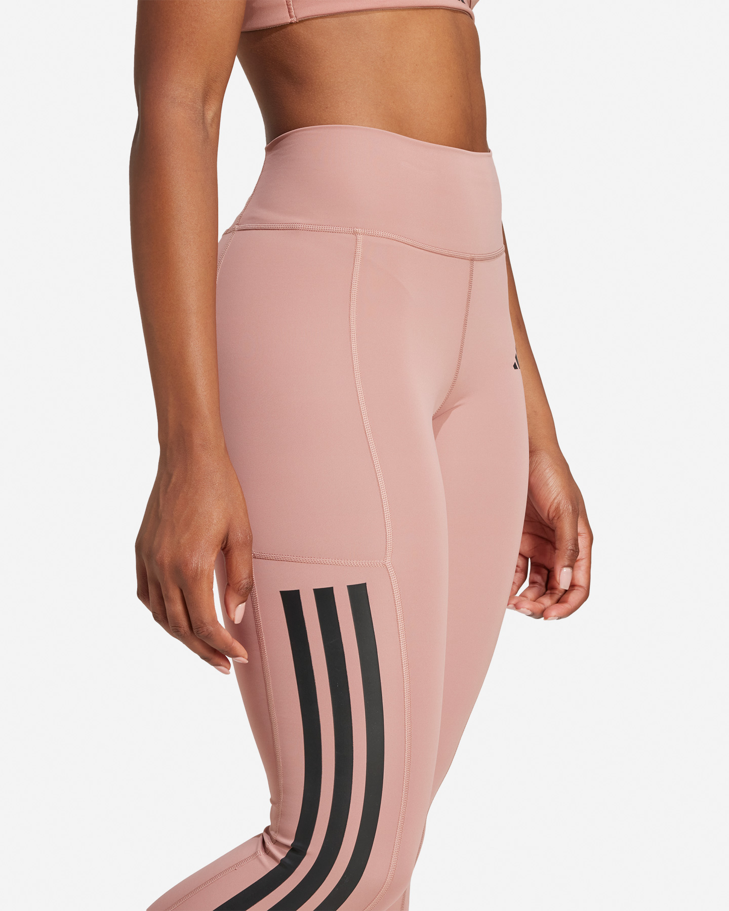 Leggings ADIDAS 3STRIPES W - Marrone - 5 | Cisalfa Sport