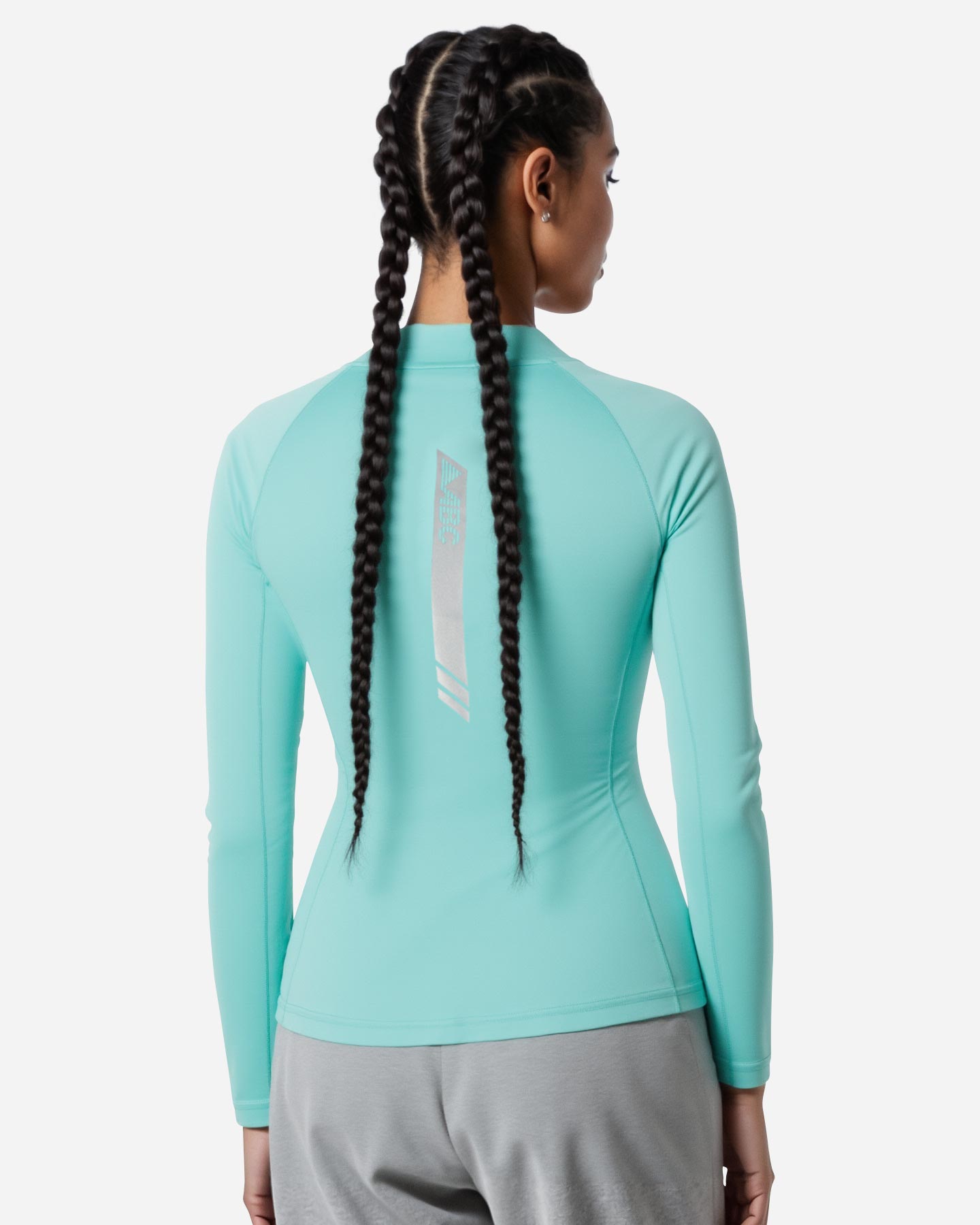 Maglia running ABC ESSENTIAL W - Azzurro - 4 | Cisalfa Sport