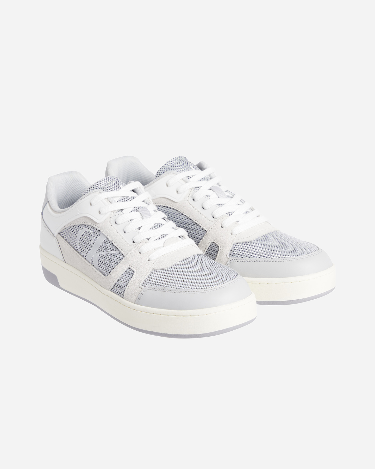 Scarpe sneakers CALVIN KLEIN JEANS BASKET CUPSOLE LACEUP MIX M - Bianco - 1 | Cisalfa Sport