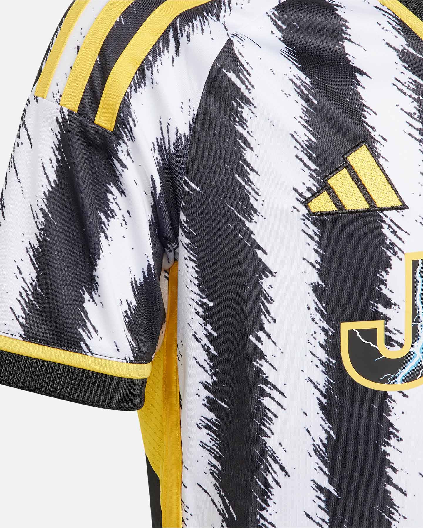 Maglia calcio ufficiale ADIDAS JUVE HOME 23-24 JR - Nero - 2 | Cisalfa Sport
