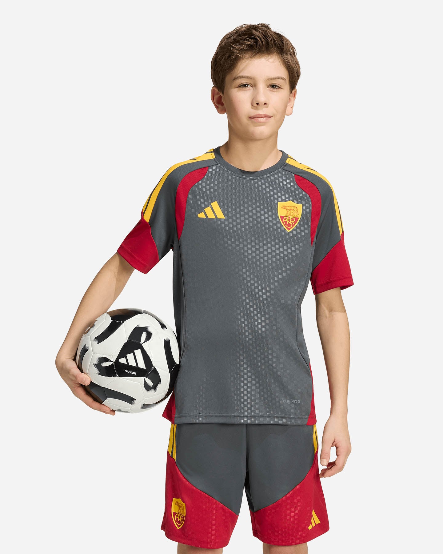 Abbigliamento calcio ufficiale ADIDAS AS ROMA TIRO26 COMPETITION TRAINING 26-27 JR - 2 | Cisalfa Sport