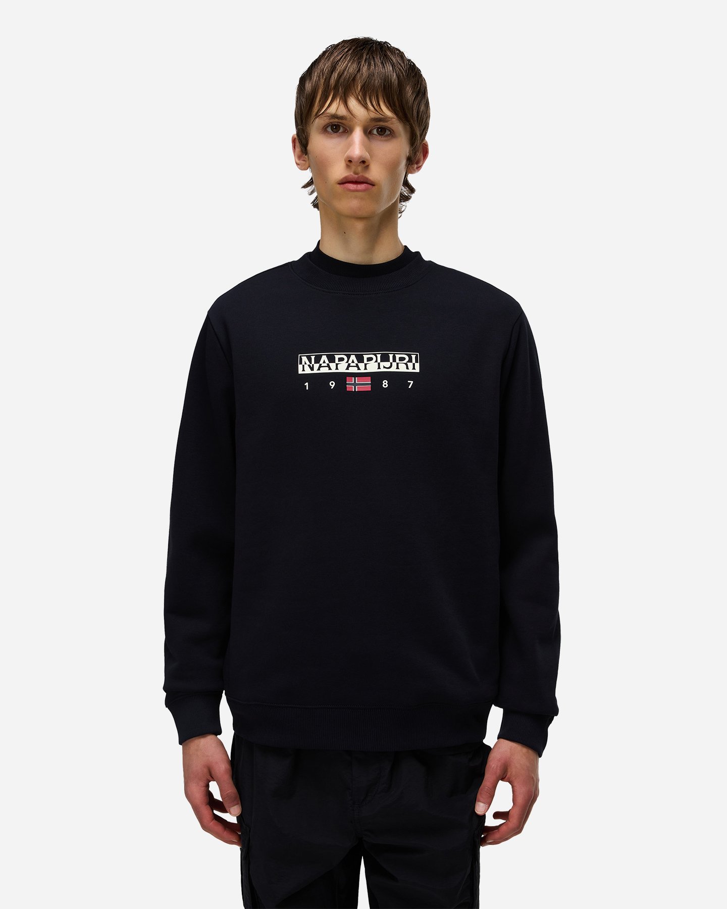 Felpa NAPAPIJRI FLAG M - Nero - 2 | Cisalfa Sport