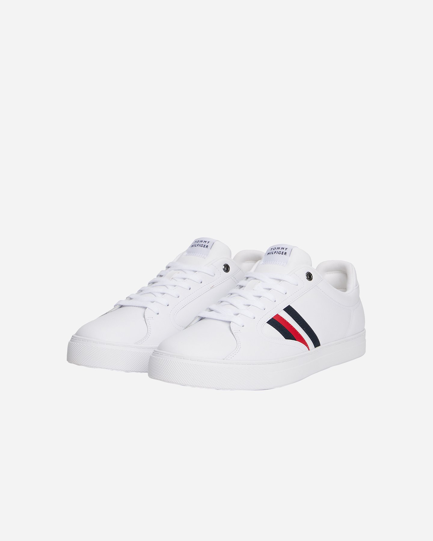 Scarpe sneakers TOMMY HILFIGER ICON COURT STRIPES M - Bianco - 1 | Cisalfa Sport