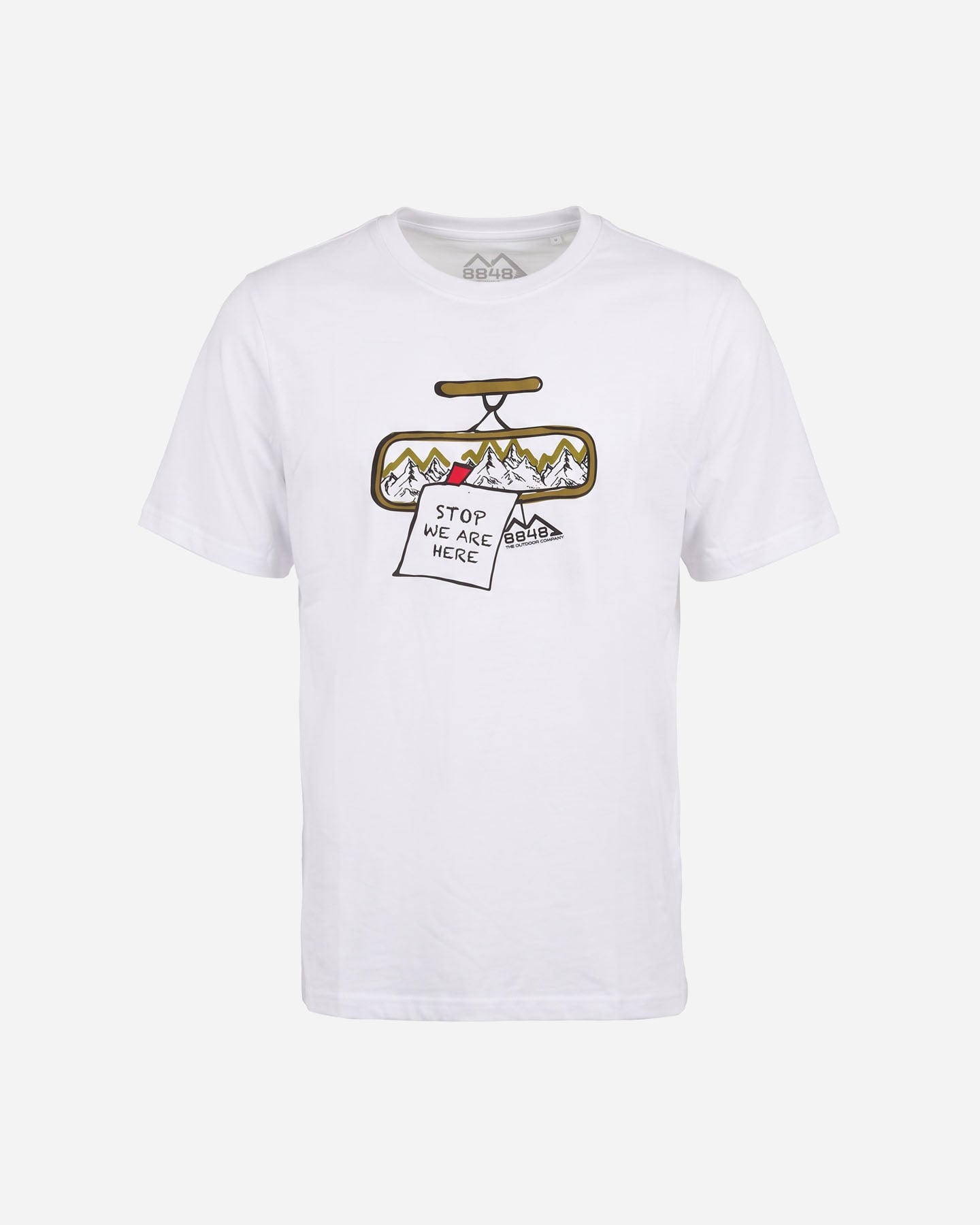 T-shirt 8848 ESSENTIAL M - Bianco - 0 | Cisalfa Sport