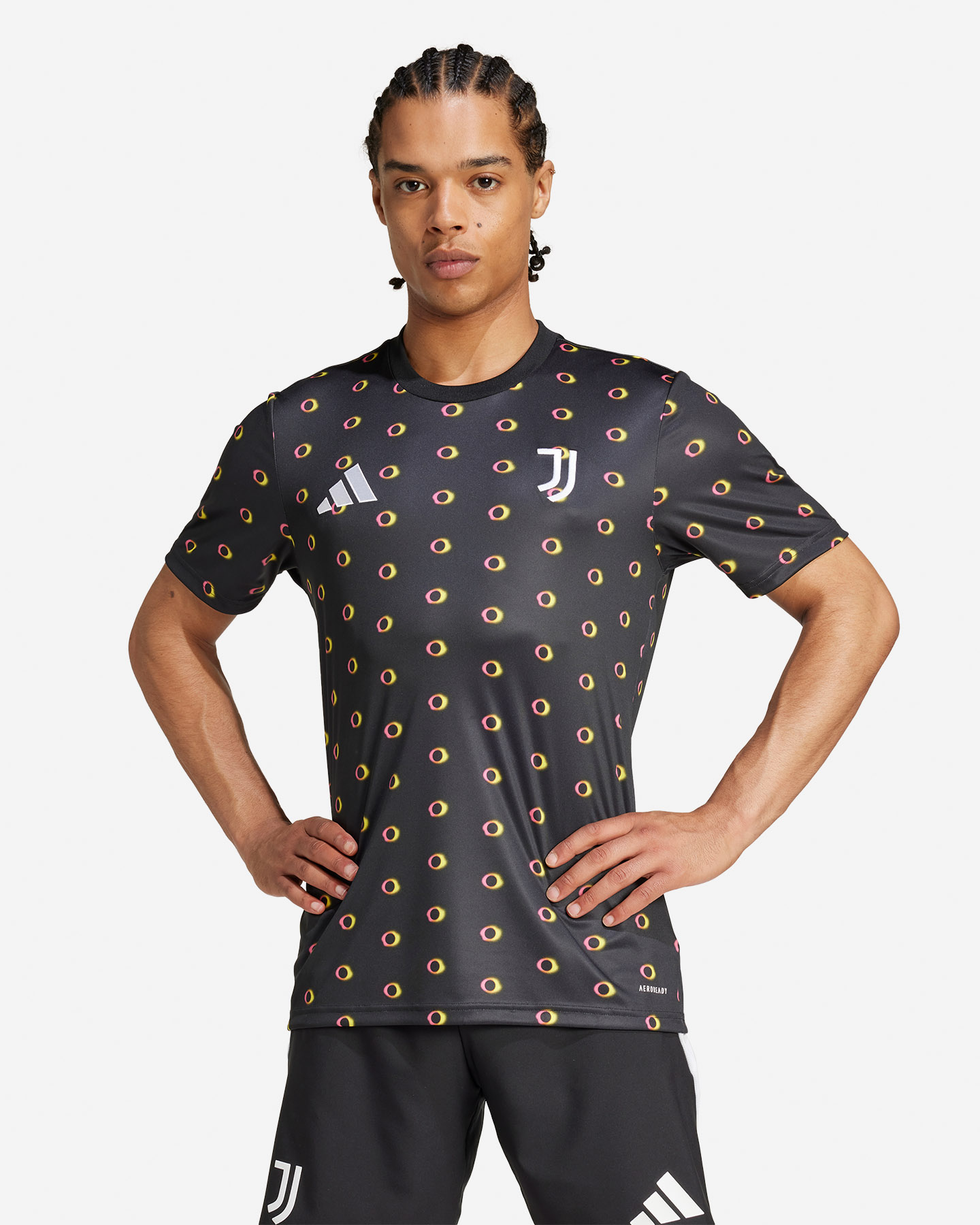 Abbigliamento calcio ufficiale ADIDAS JUVENTUS PREMATCH 24-25 M - Nero - 2 | Cisalfa Sport