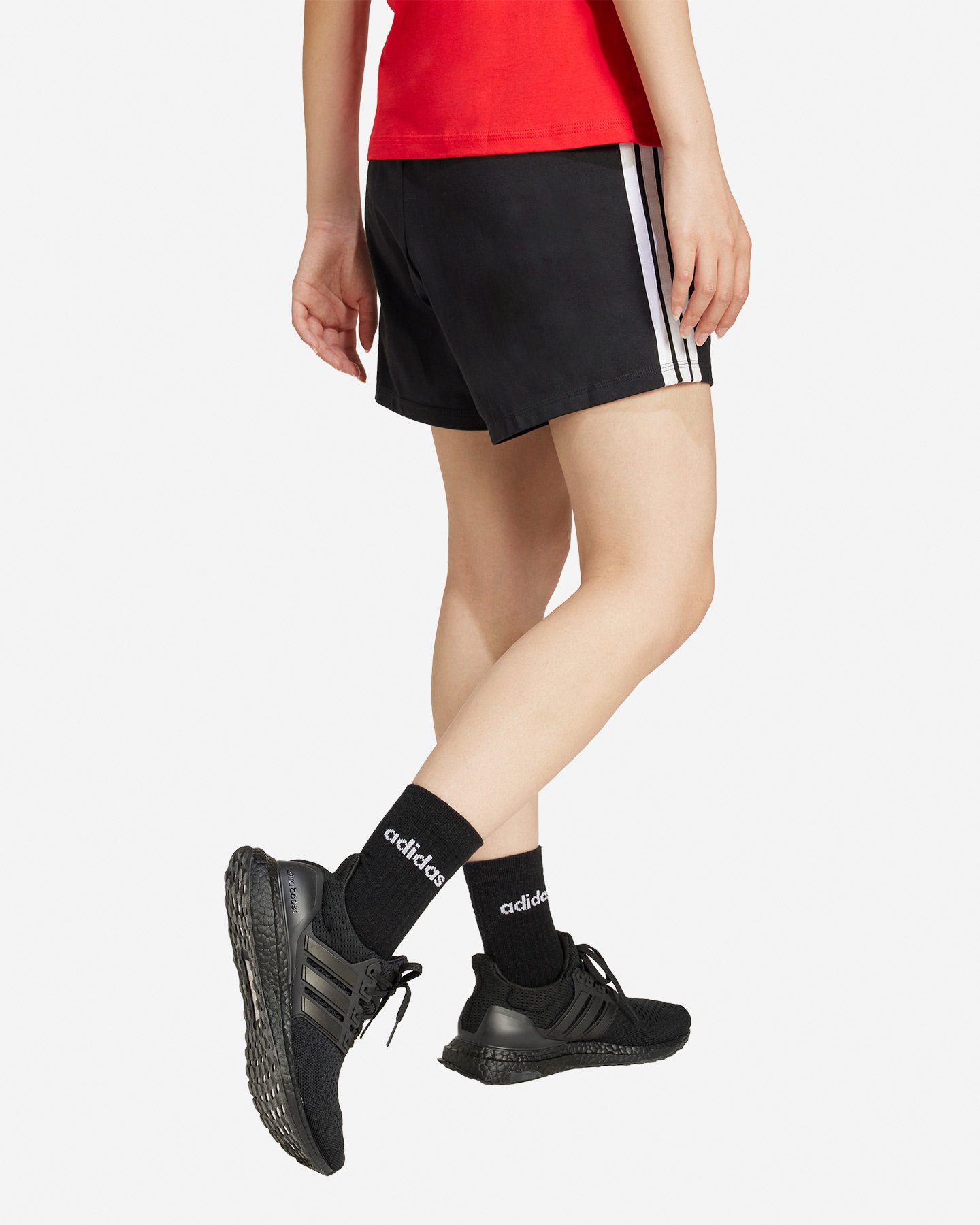 Pantaloncini ADIDAS 3STRIPES W - Nero - 2 | Cisalfa Sport