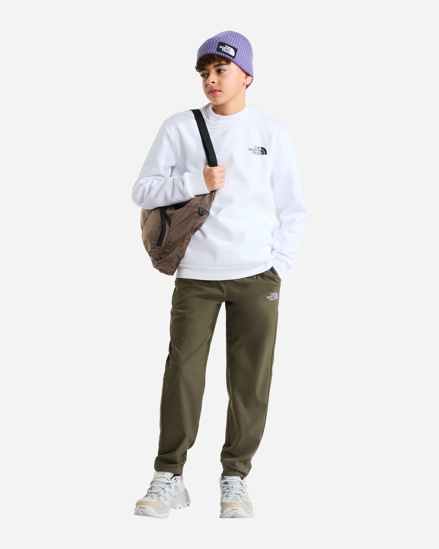 Felpa THE NORTH FACE EVOLUTION BOX JR - Bianco - 4 | Cisalfa Sport