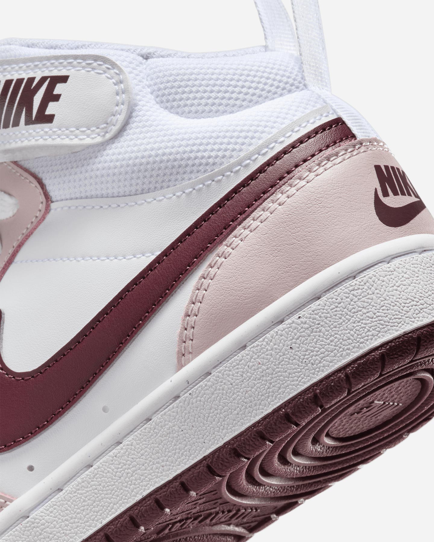 Scarpe sneakers NIKE COURT BOROUGH MID 2 GS JR - Bianco - 5 | Cisalfa Sport