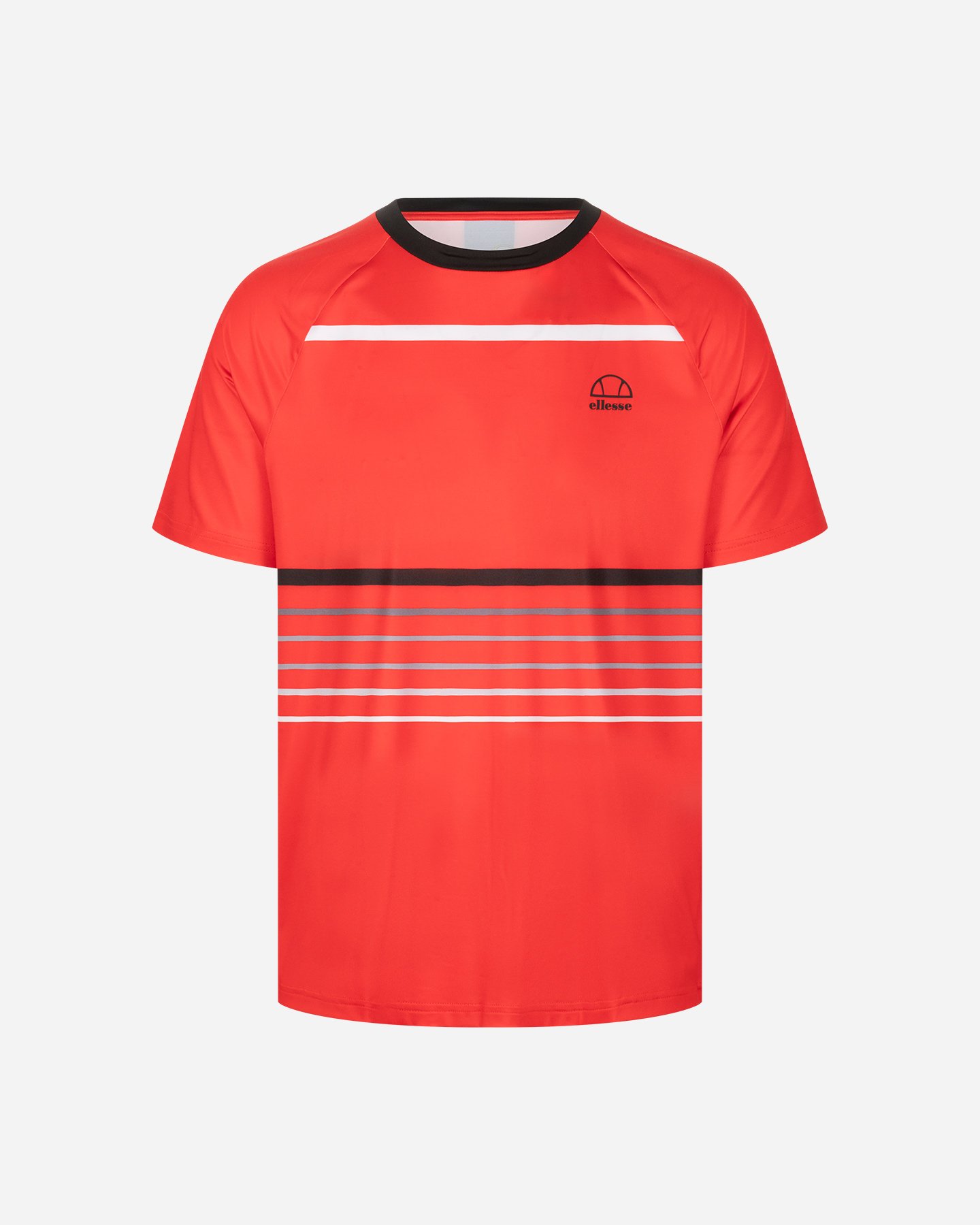 T-shirt tennis ELLESSE MULTIRIGA M - Rosso - 0 | Cisalfa Sport