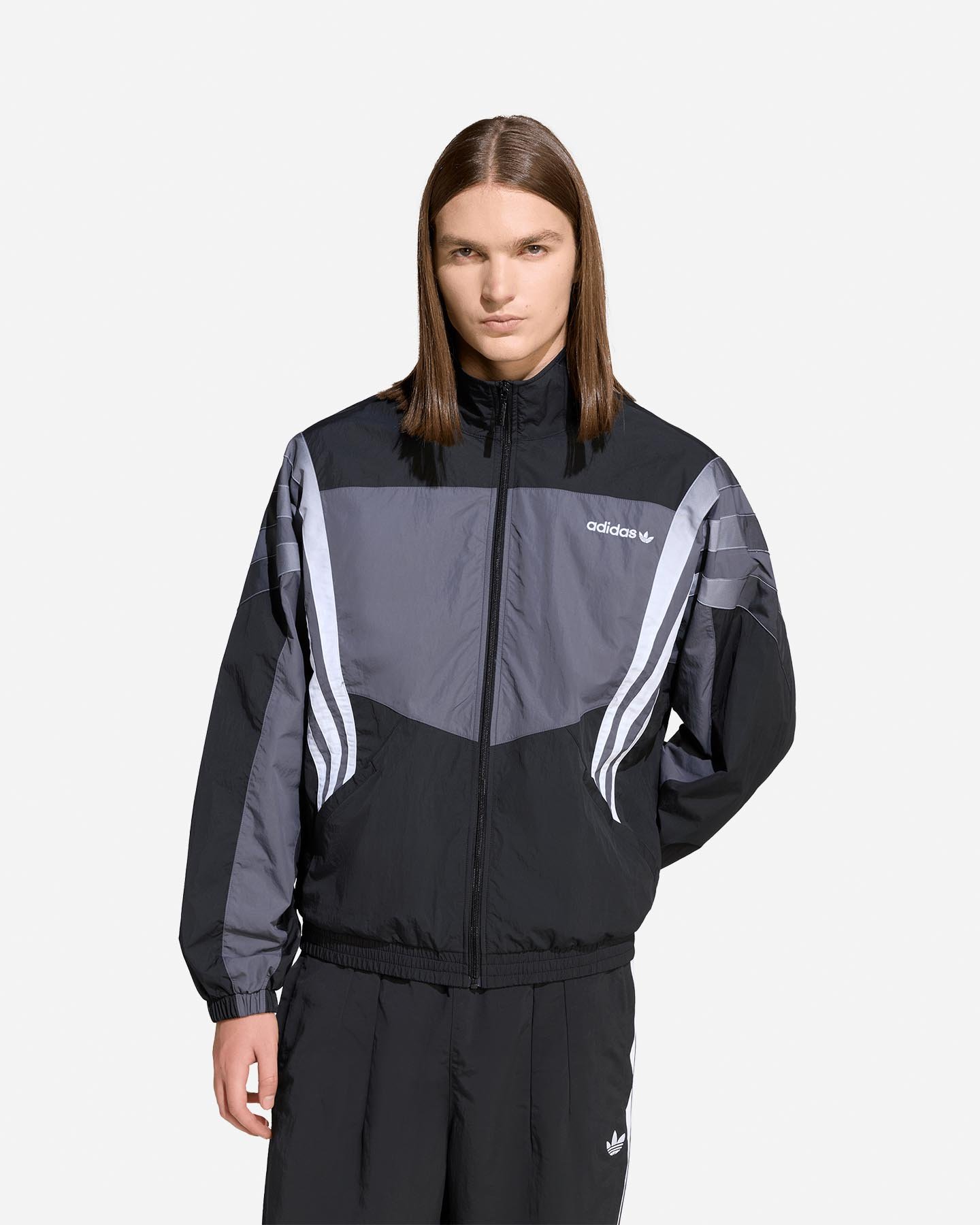 Felpa ADIDAS ORIGINALS SANTIAGO M - Nero - 1 | Cisalfa Sport