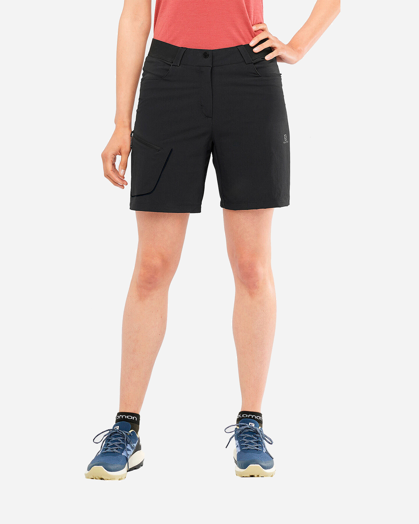 Pantaloncini SALOMON WAYFARER W - Nero - 1 | Cisalfa Sport