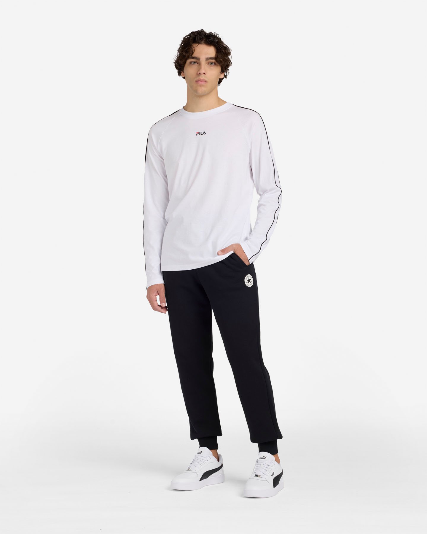 T-shirt FILA CLASSIC DYNAMISM M - Bianco - 4 | Cisalfa Sport