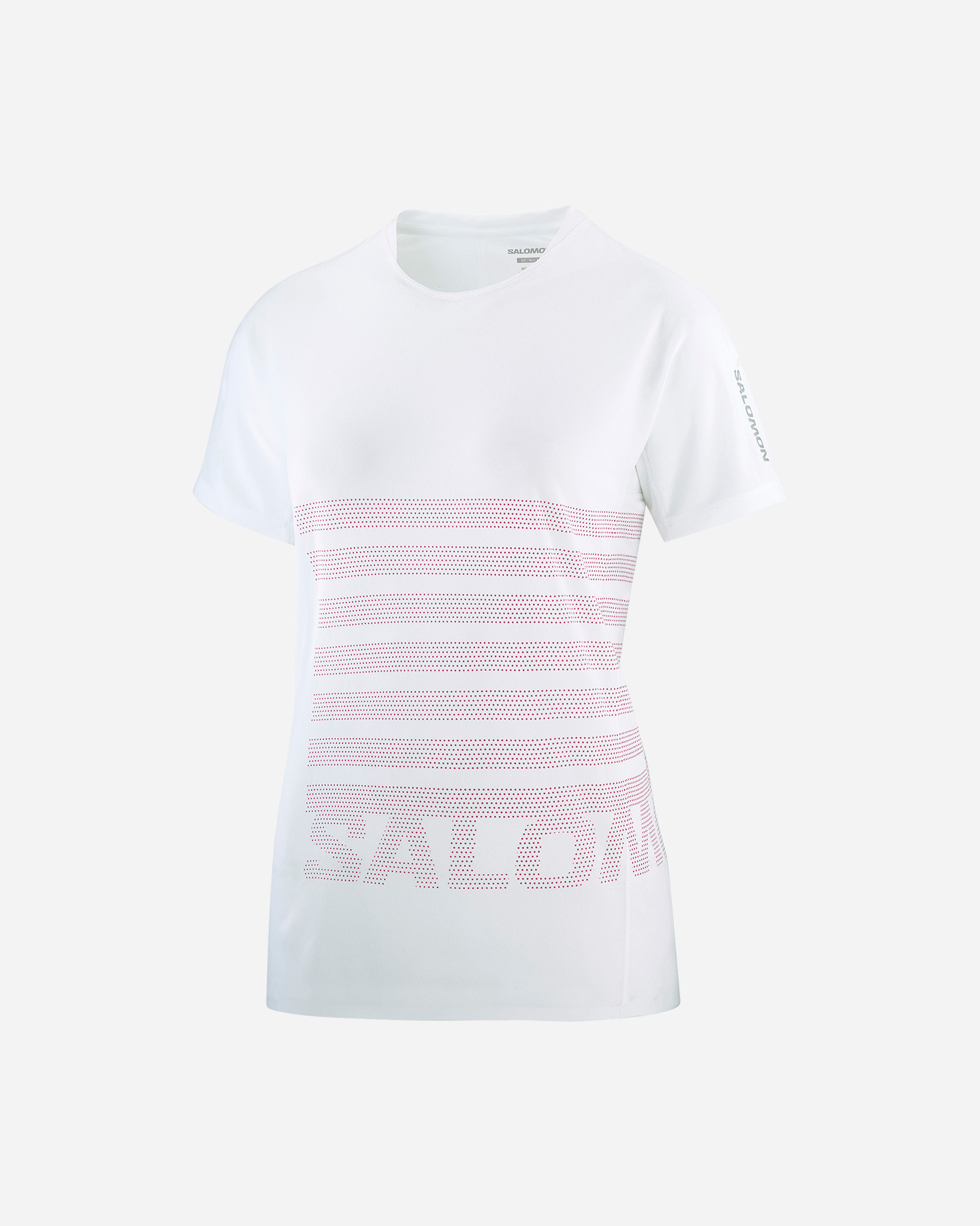 T-shirt running SALOMON SENSE AERO GFX W - Bianco - 0 | Cisalfa Sport