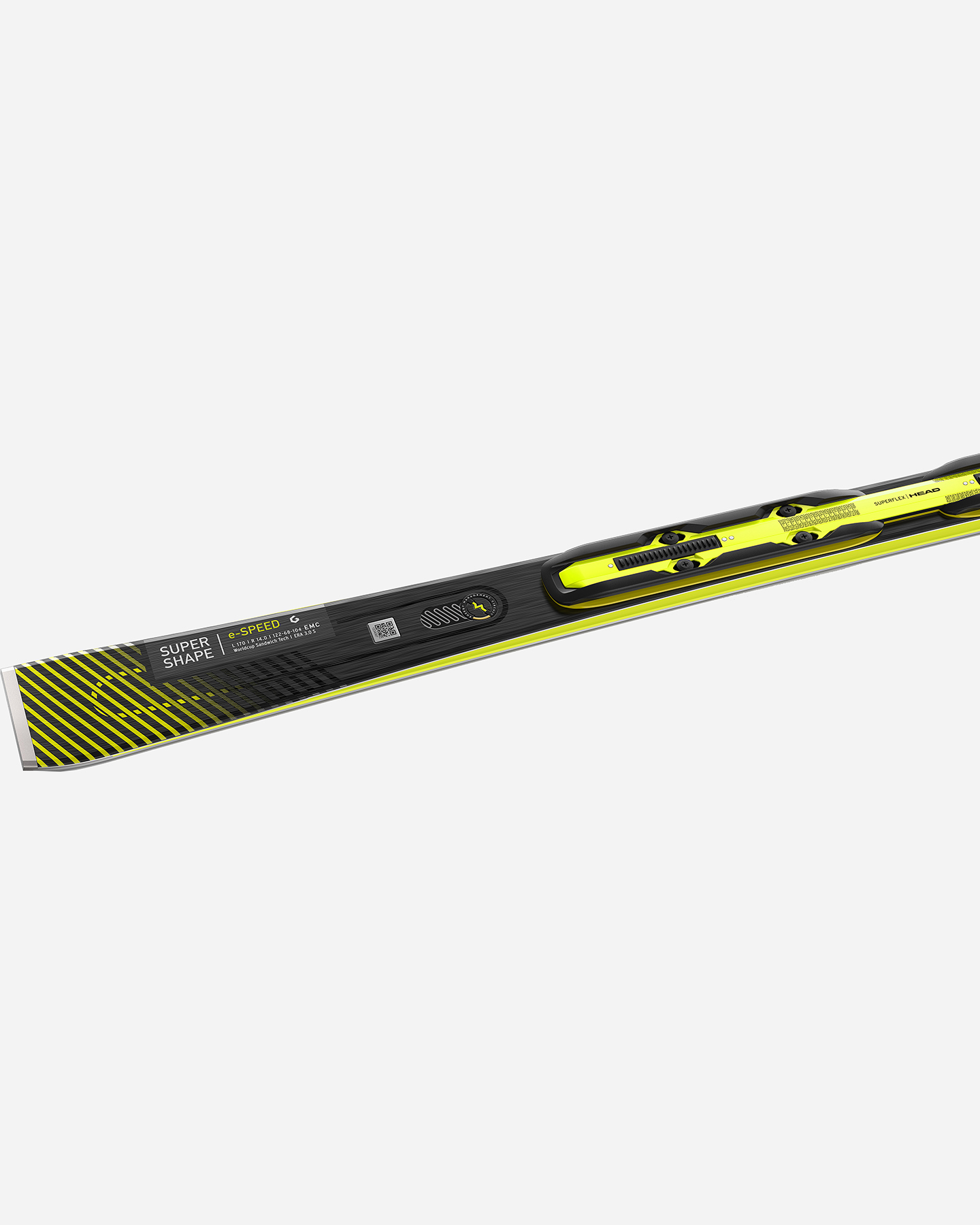 Sci HEAD SUPERSHAPE E.SPEED SW 313320  - Giallo - 4 | Cisalfa Sport