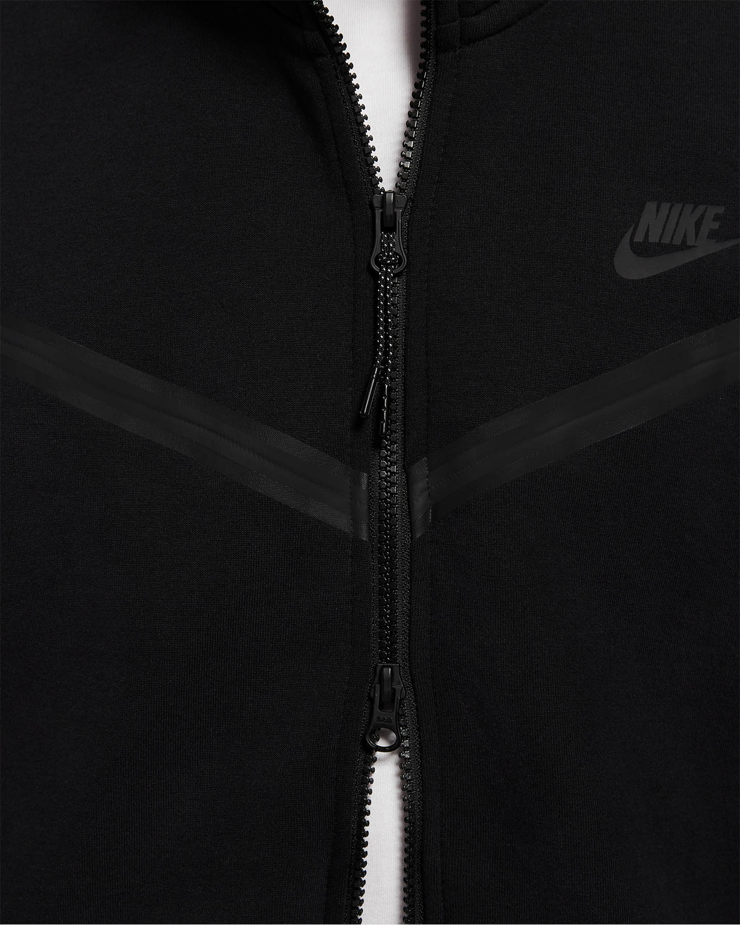 Felpa NIKE TECH FLEECE M - Nero - 5 | Cisalfa Sport