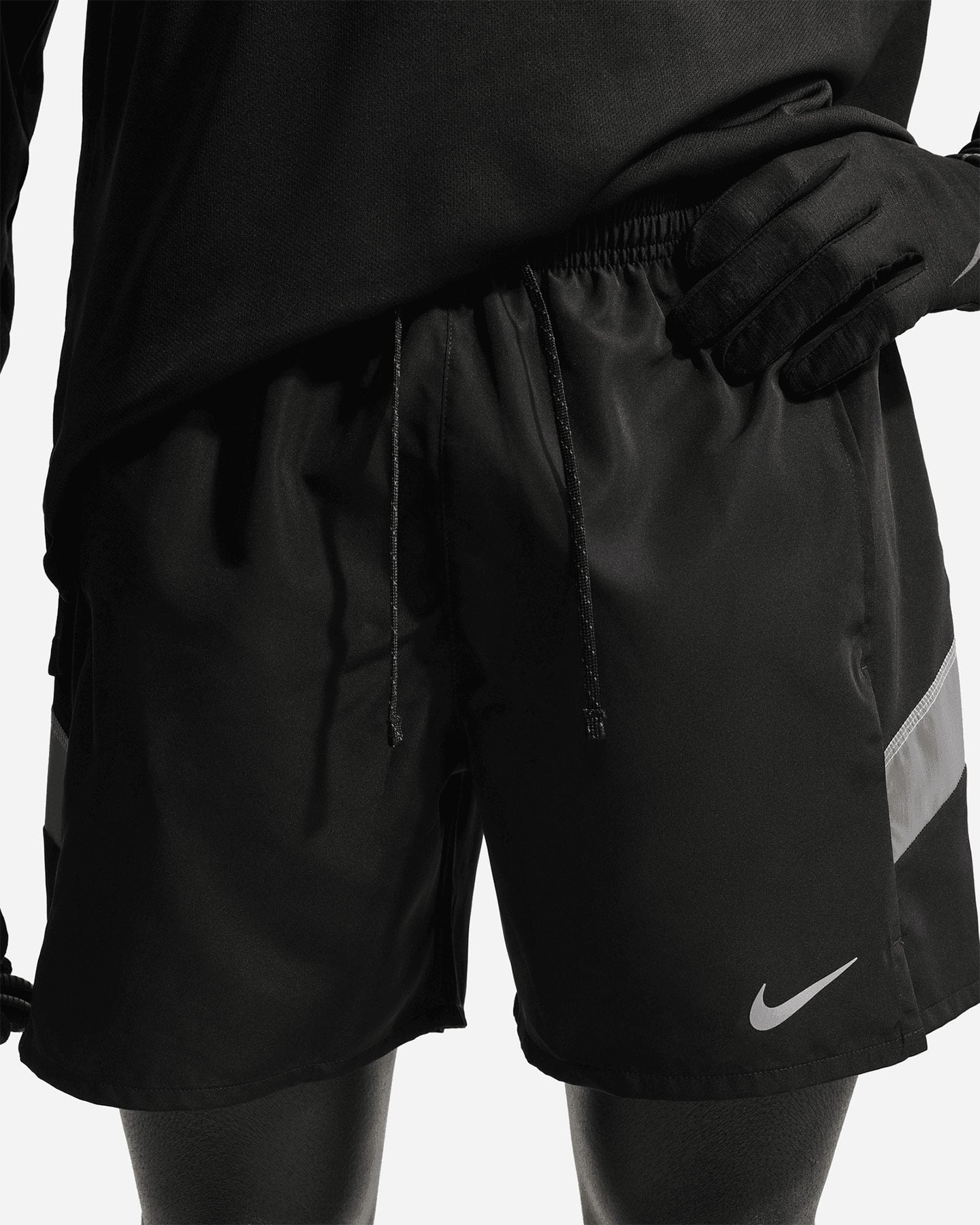 Short running NIKE MILER DRI FIT 2IN1 M - Nero - 3 | Cisalfa Sport