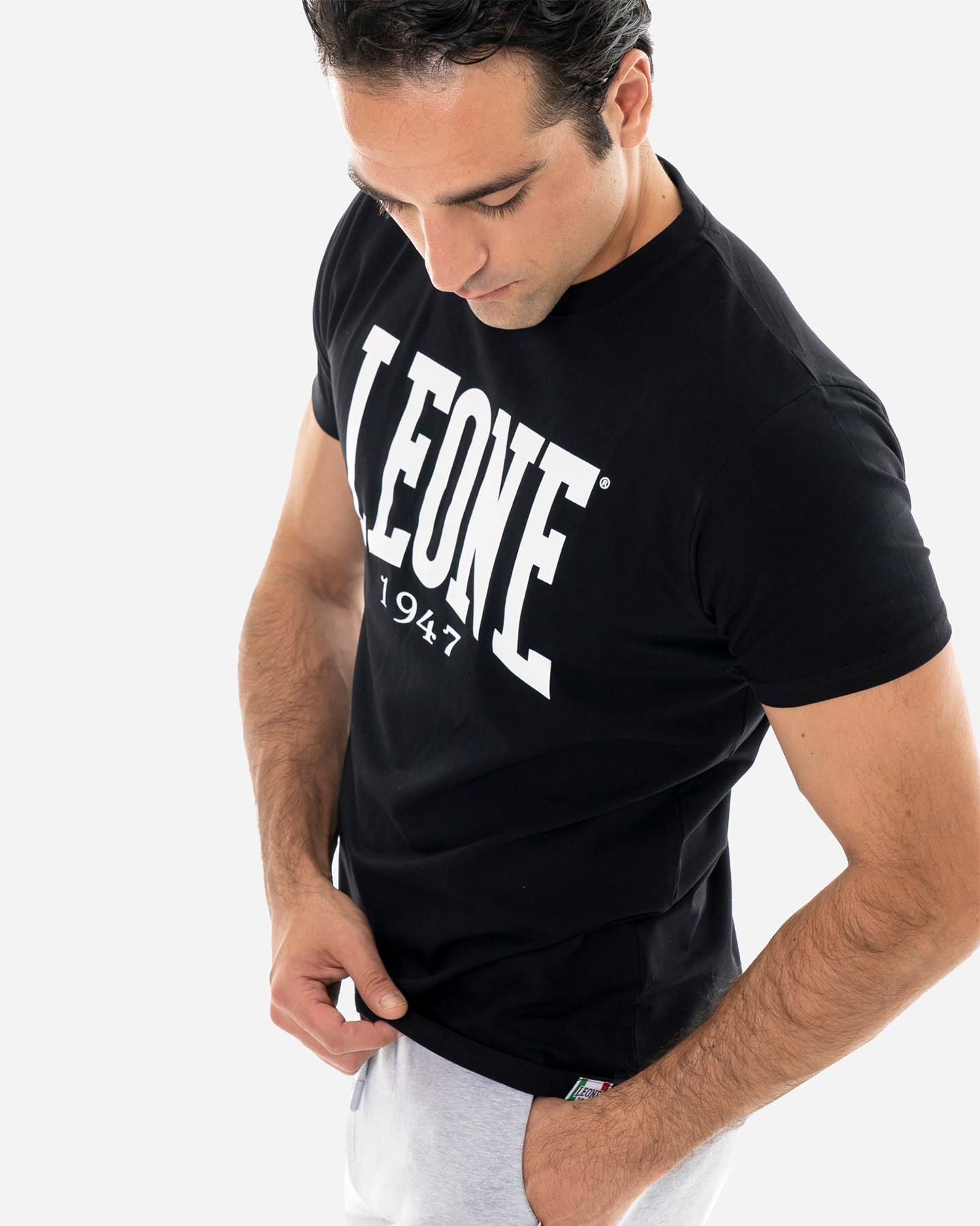T-shirt LEONE BIG LOGO M - Nero - 4 | Cisalfa Sport