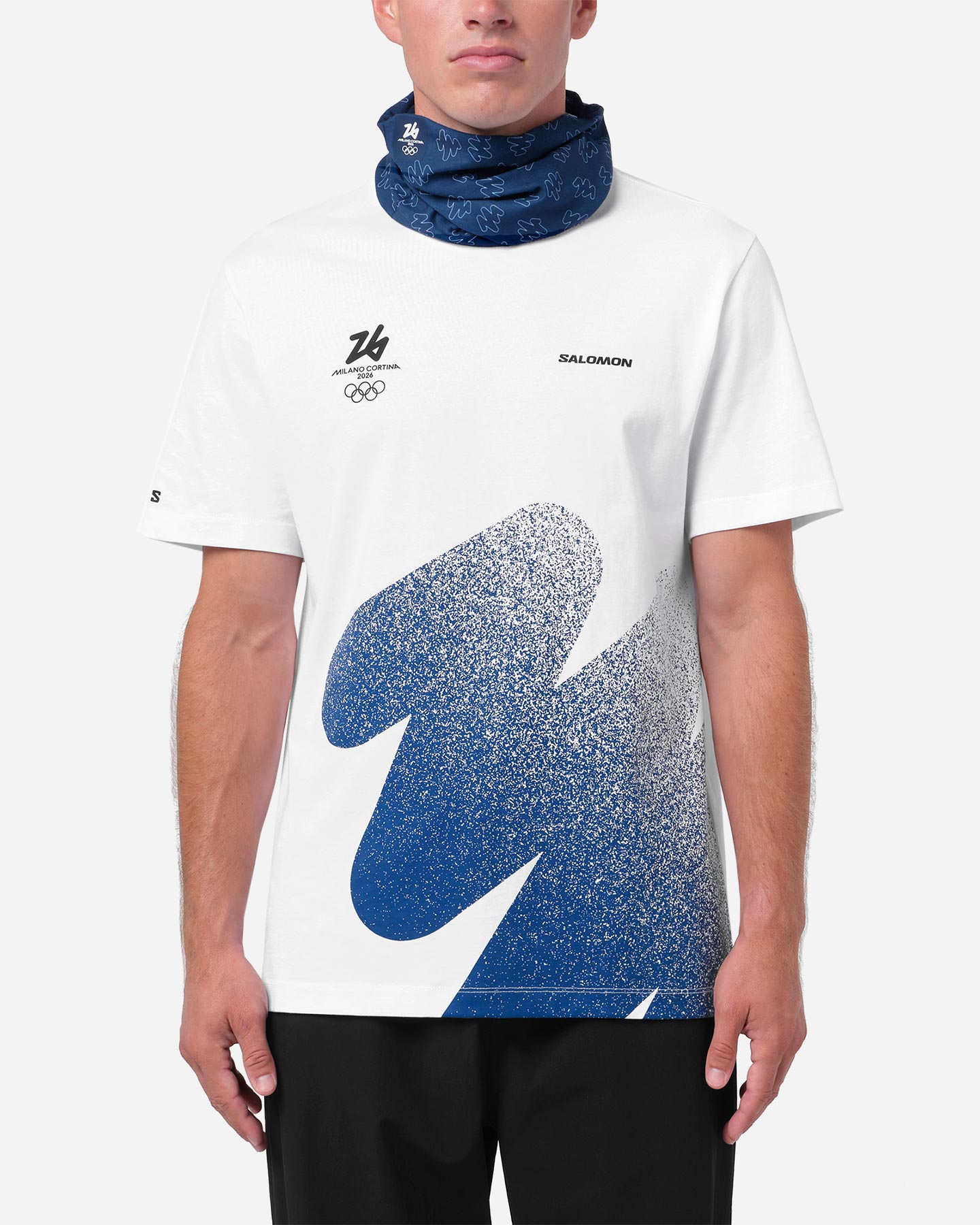 T-shirt SALOMON MILANO CORTINA 2026 OLYMPIC GRAPHIC M - Bianco - 2 | Cisalfa Sport