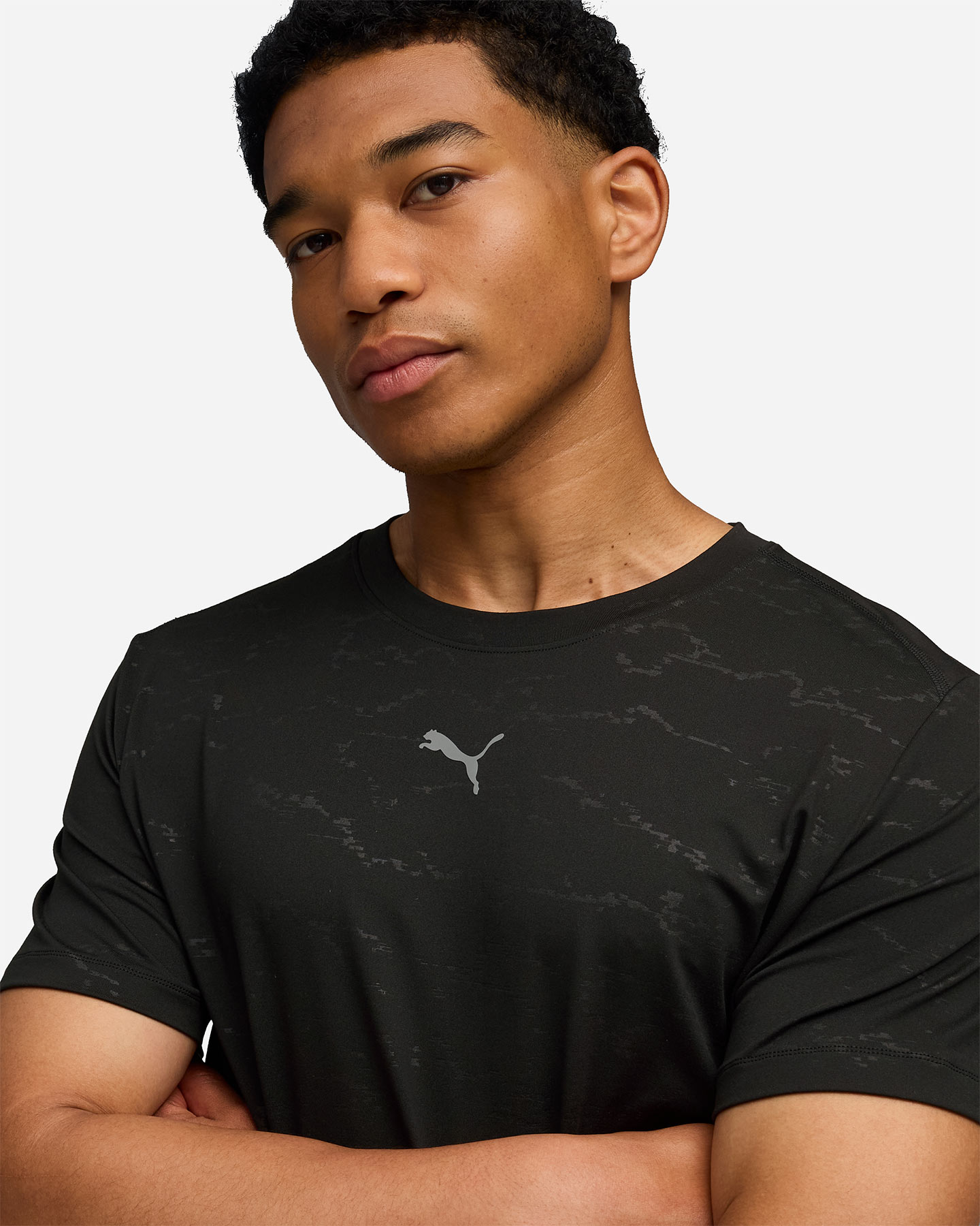 T-shirt training PUMA SMALL LOGO M - Nero - 5 | Cisalfa Sport