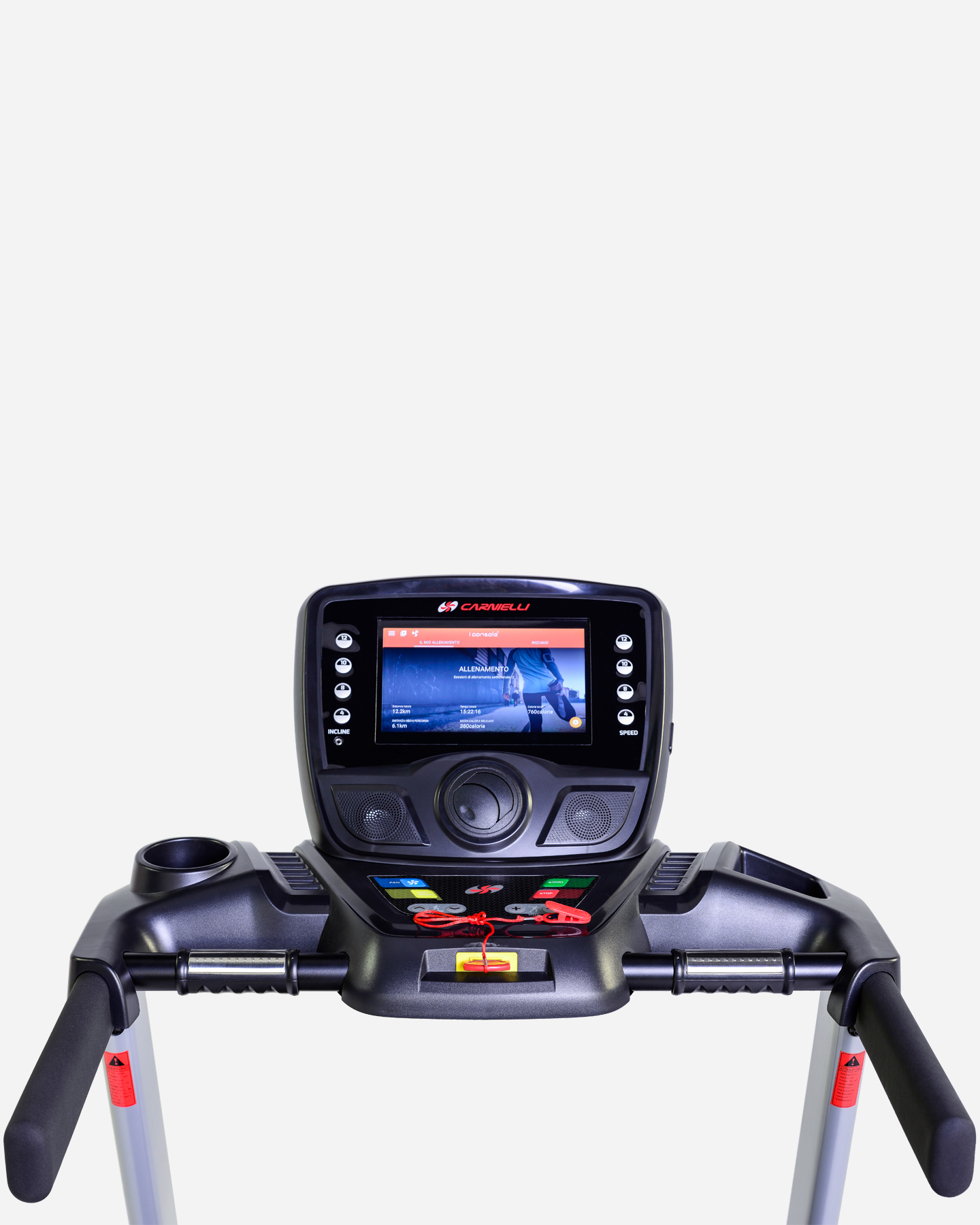 Tapis roulant CARNIELLI HP PRO RACE PLUS - Nero - 2 | Cisalfa Sport