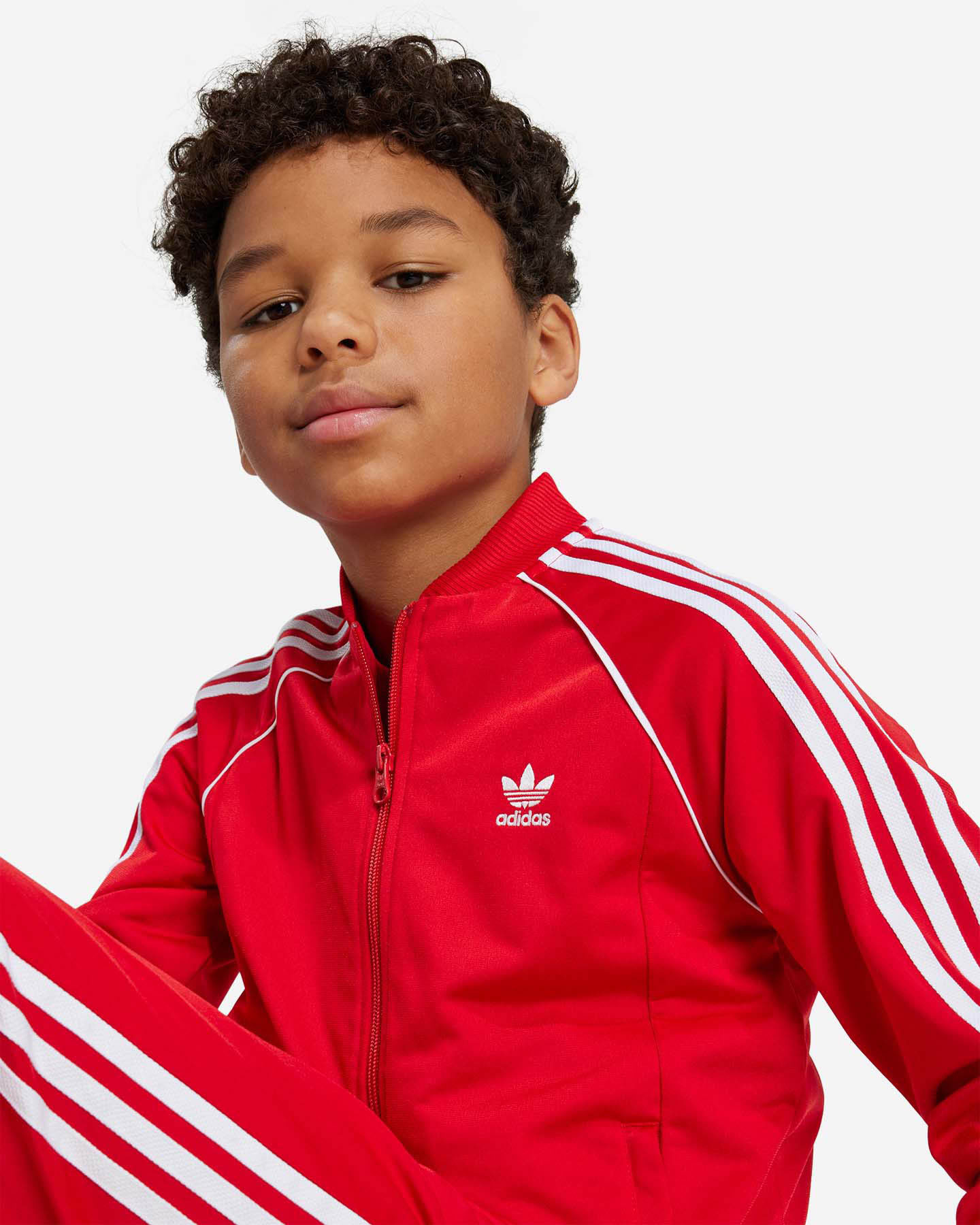 Felpa ADIDAS CLASSIC JR - Rosso - 4 | Cisalfa Sport