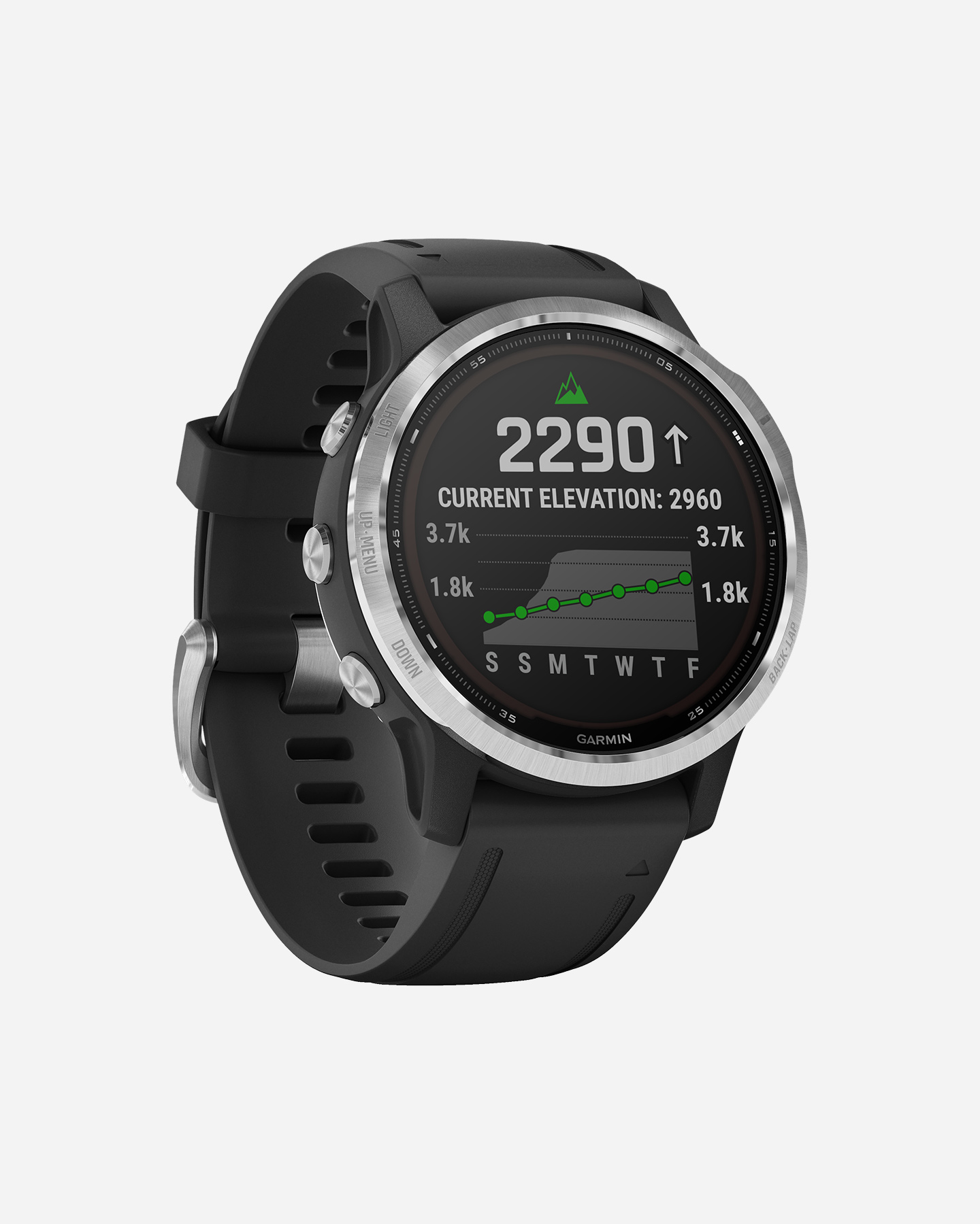Orologio multifunzione GARMIN FENIX 6S SOLAR W - Nero - 2 | Cisalfa Sport