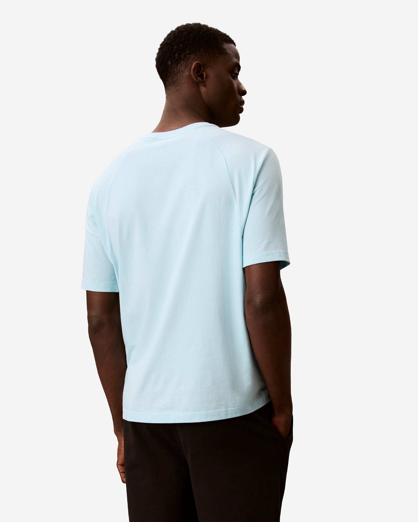 T-shirt CALVIN KLEIN JEANS SMALL LOGO M - Blu - 2 | Cisalfa Sport