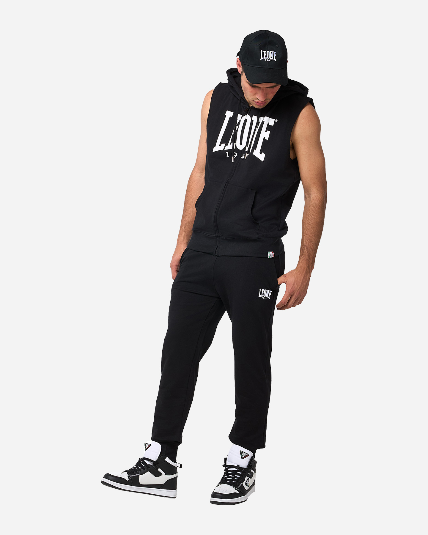 Pantalone LEONE BASIC M - Nero - 4 | Cisalfa Sport