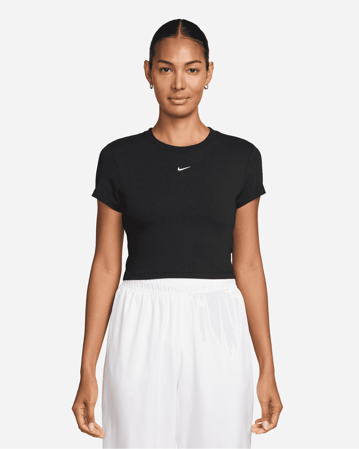 T-shirt NIKE CROP W - Nero - 0 | Cisalfa Sport