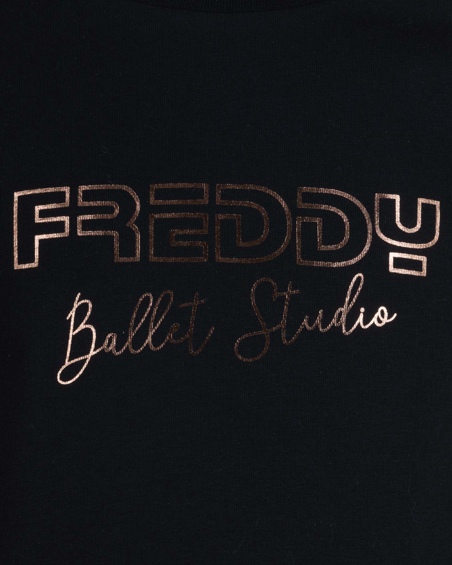 T-shirt FREDDY BALLET LOGO JR - Nero - 2 | Cisalfa Sport