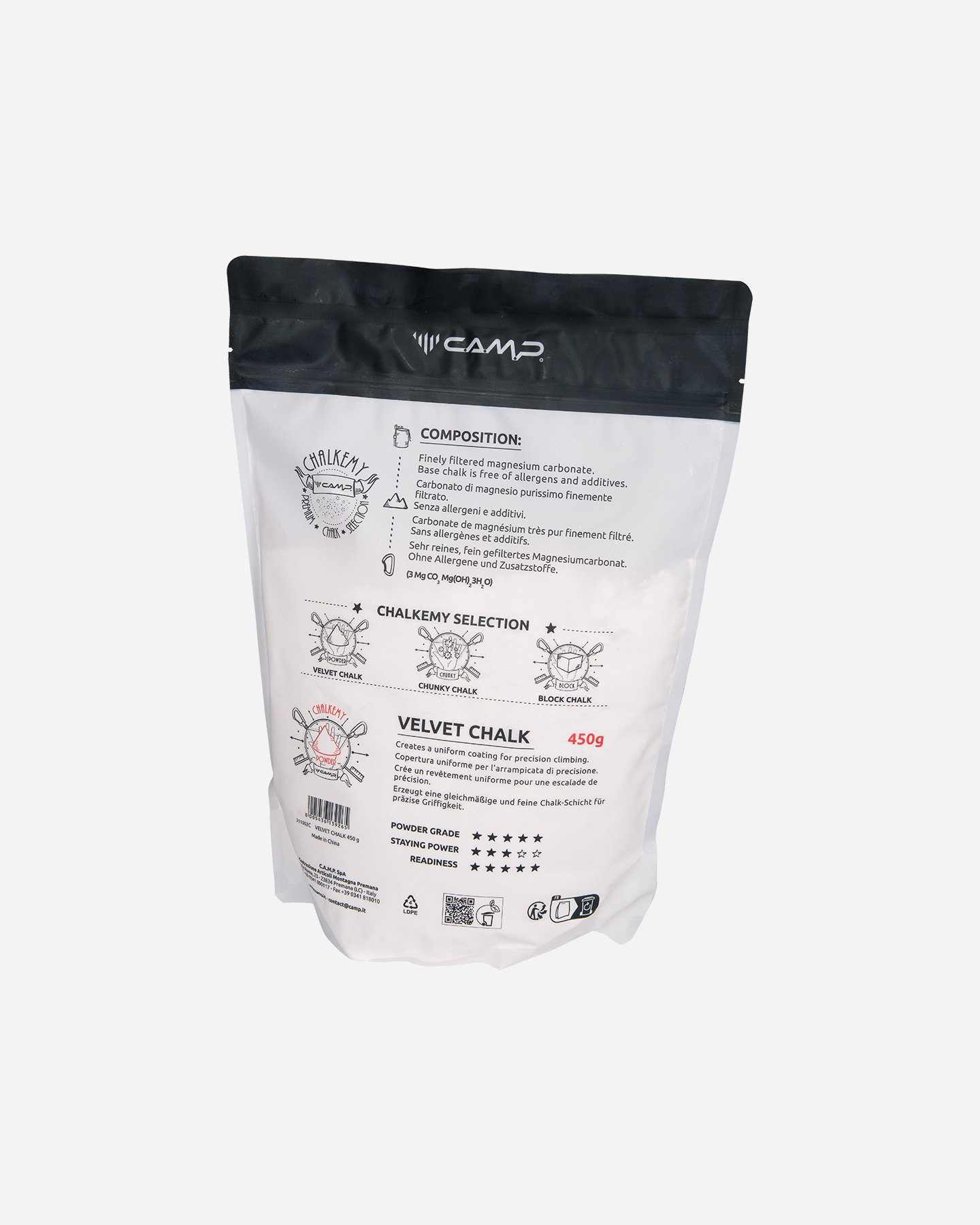 Accessorio arrampicata CAMP VELVET 450gr  - Color mix - 1 | Cisalfa Sport